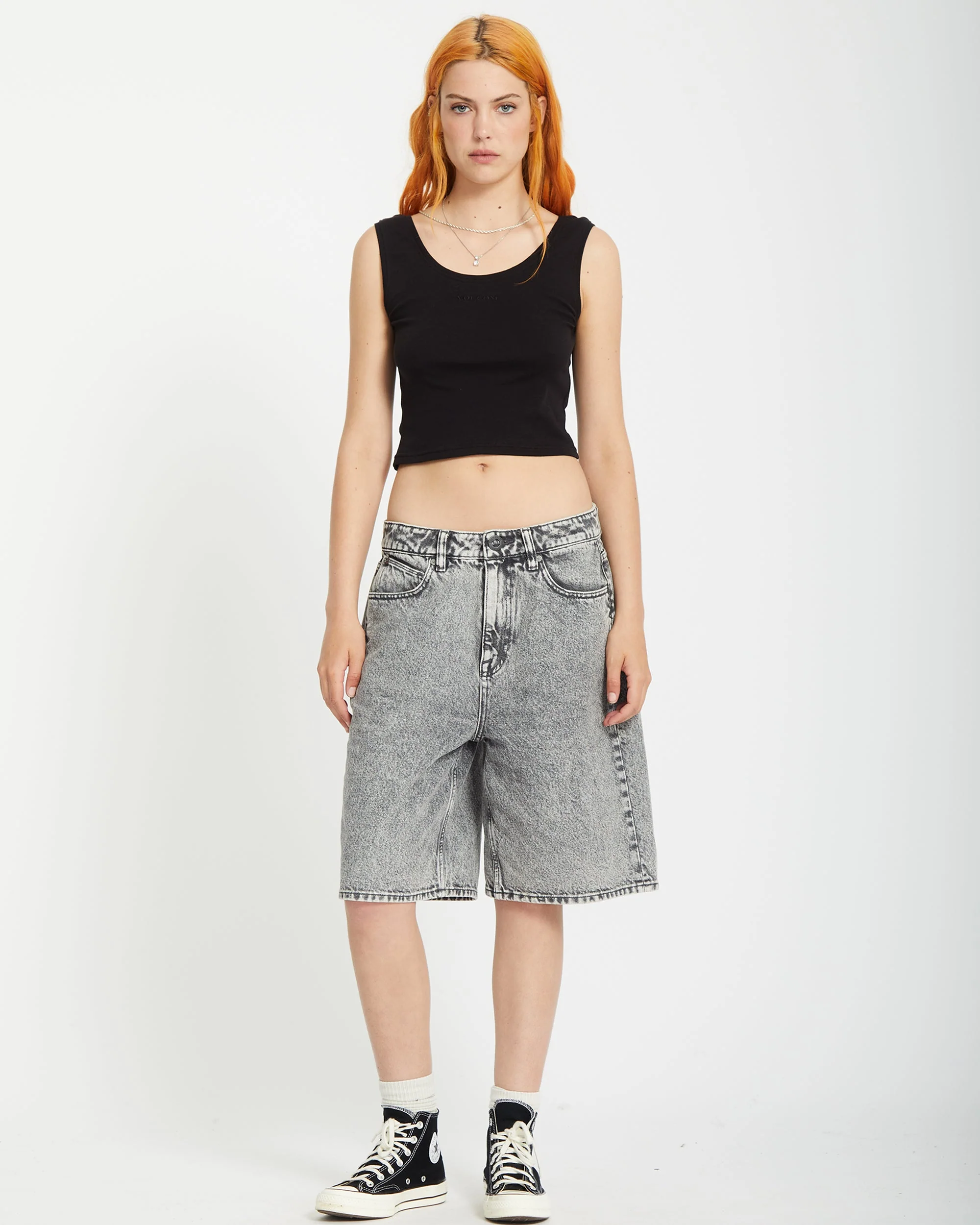Beeggy Denim Short - Grey Vintage - Image 7