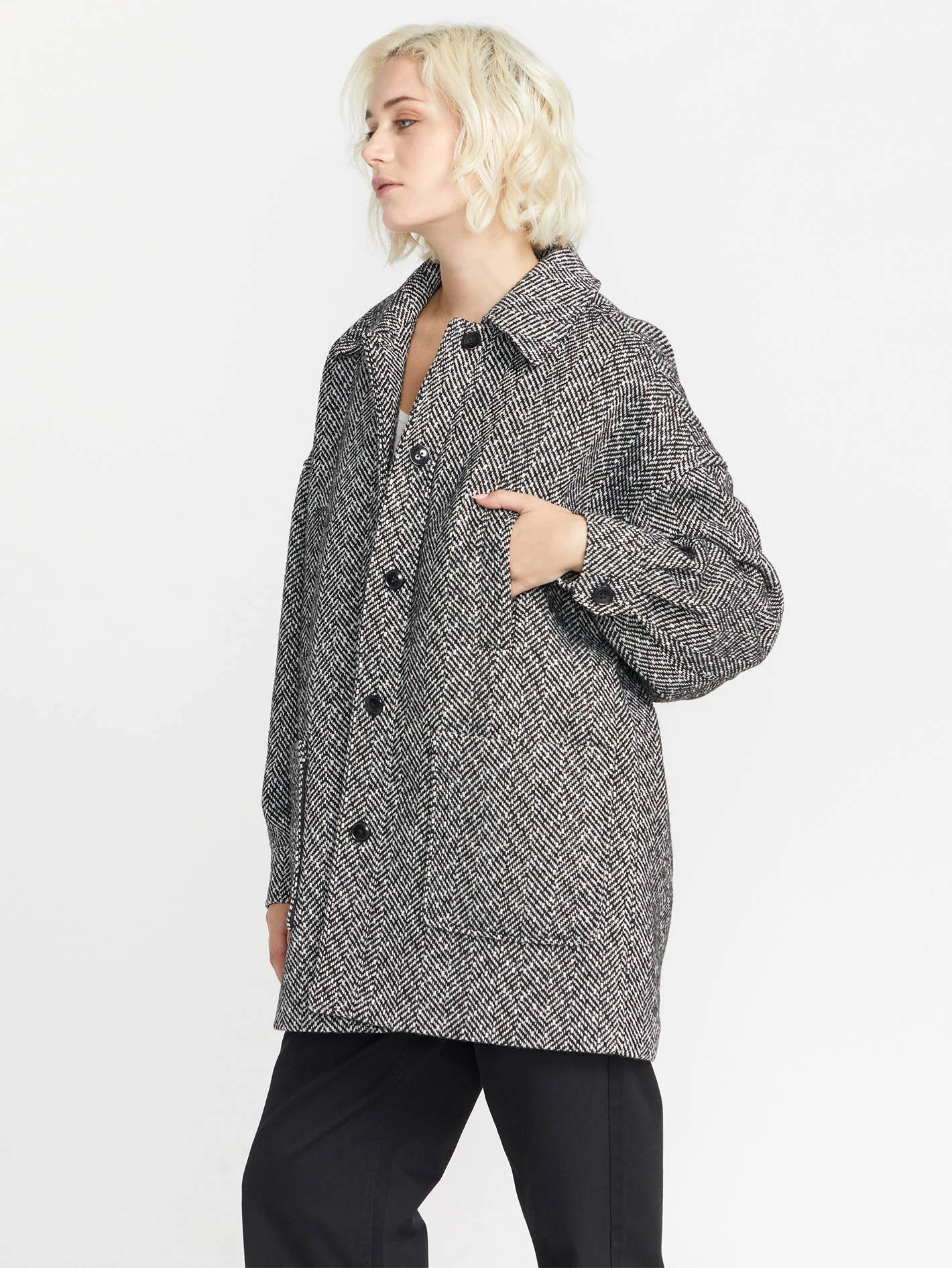 Beegy Coat - HEATHER GREY - Image 4