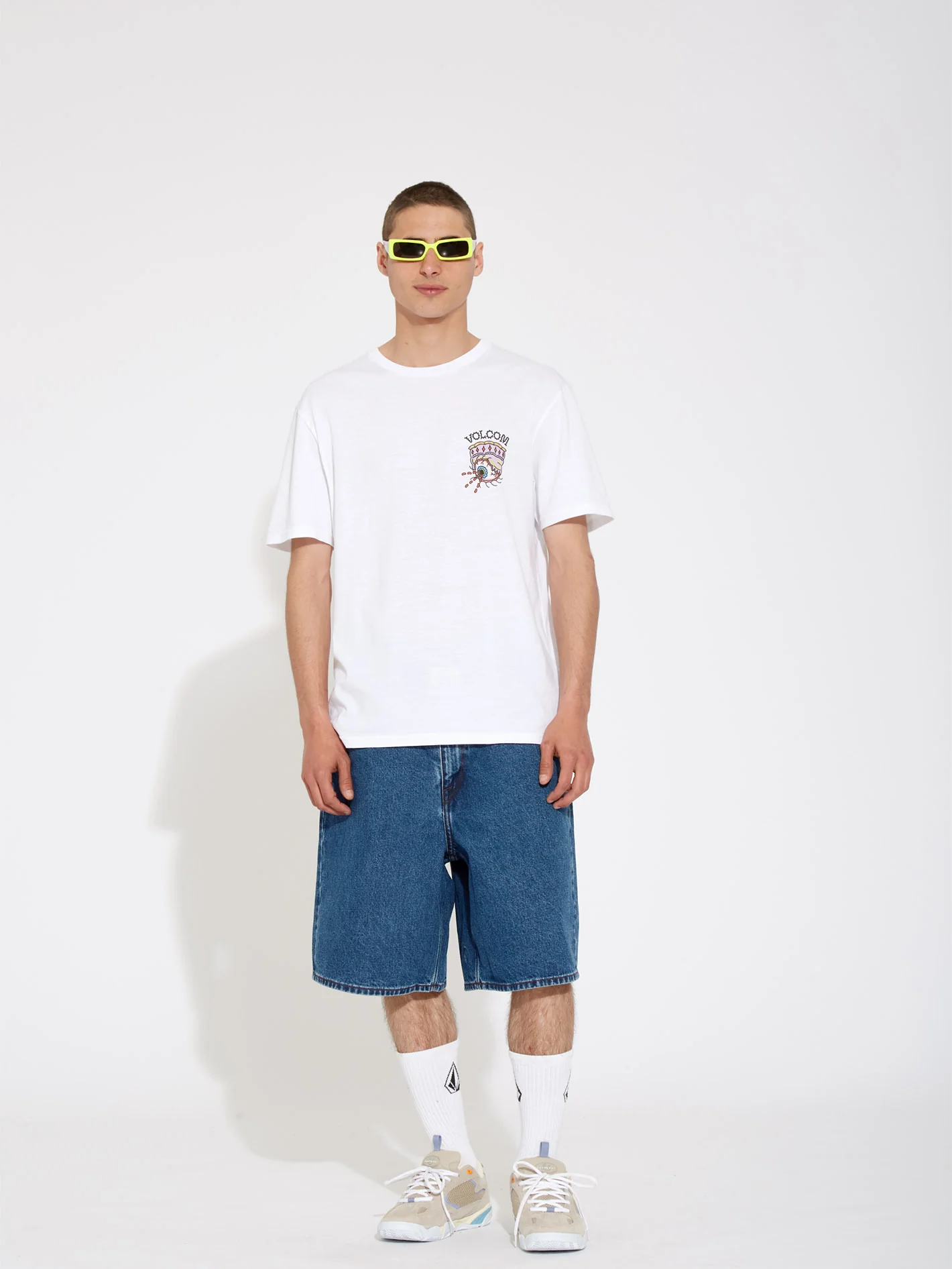 Billow Denim Short - OLIVER MID BLUE