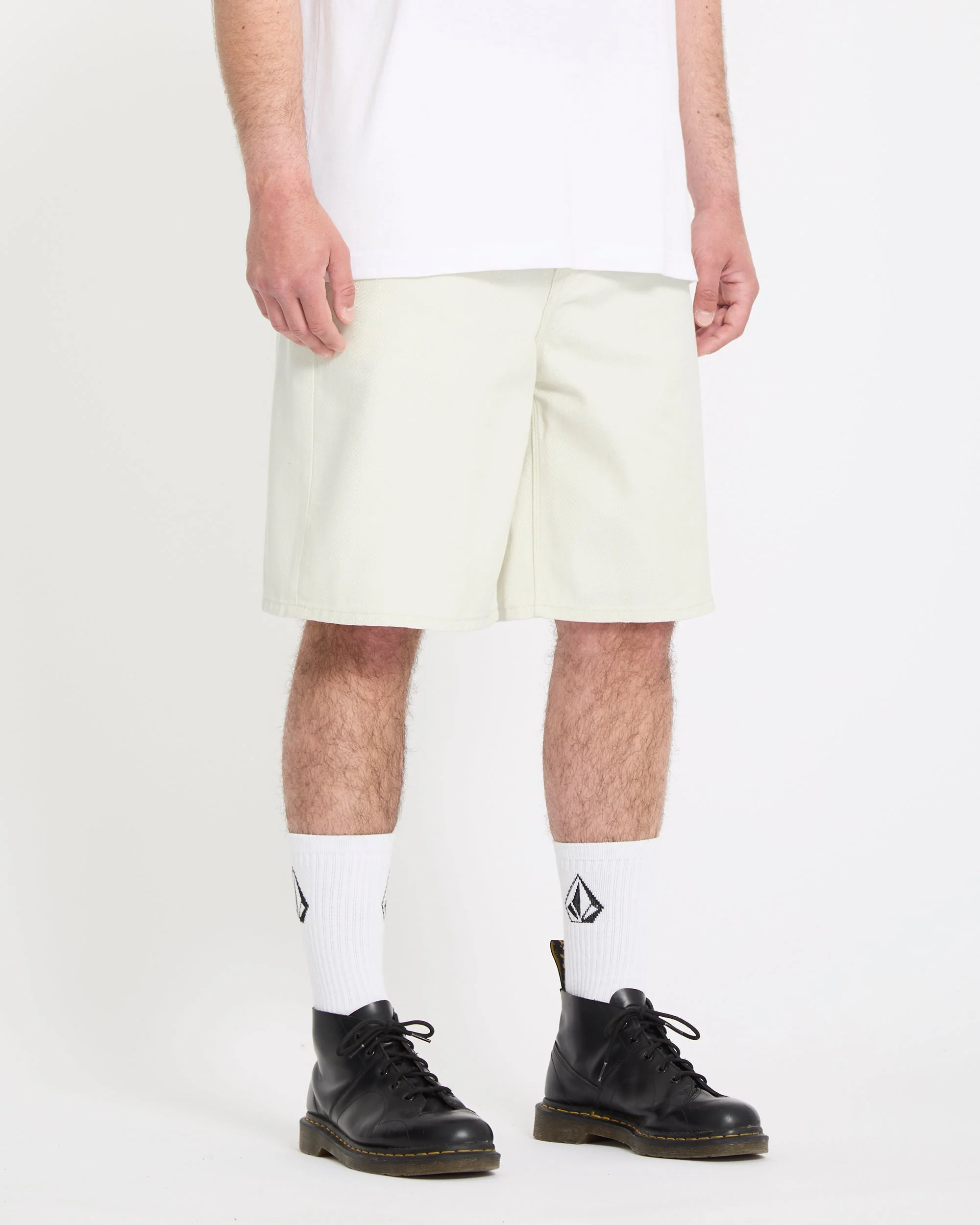 Billow 22" Denim Short - Dirty White - Image 5