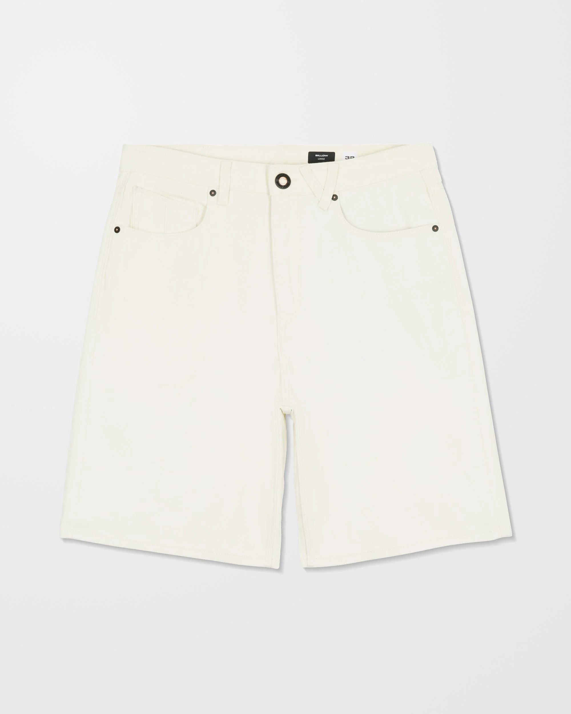 Billow 22" Denim Short - Dirty White - Image 9
