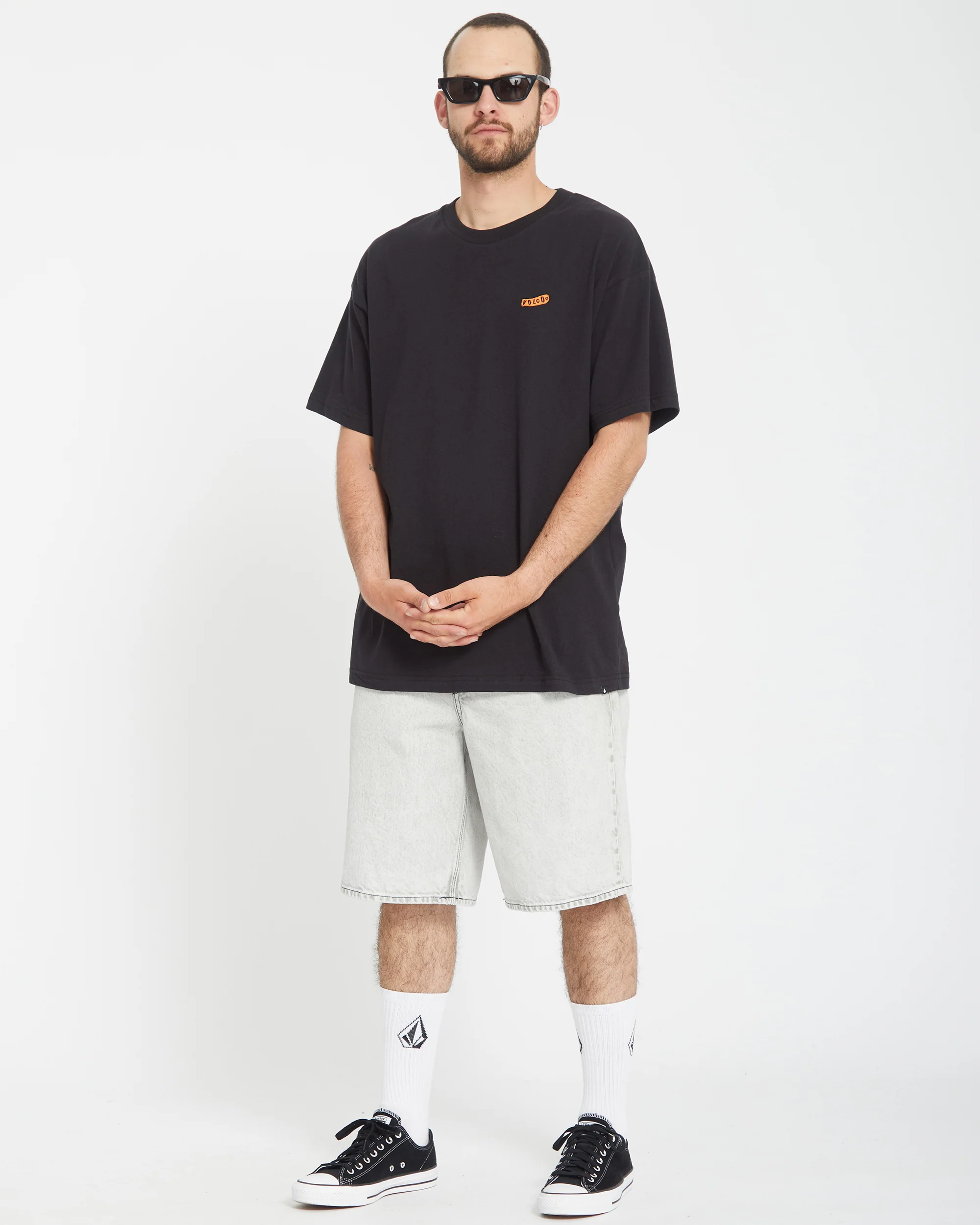 Billow Denim Short - BONE - Image 6