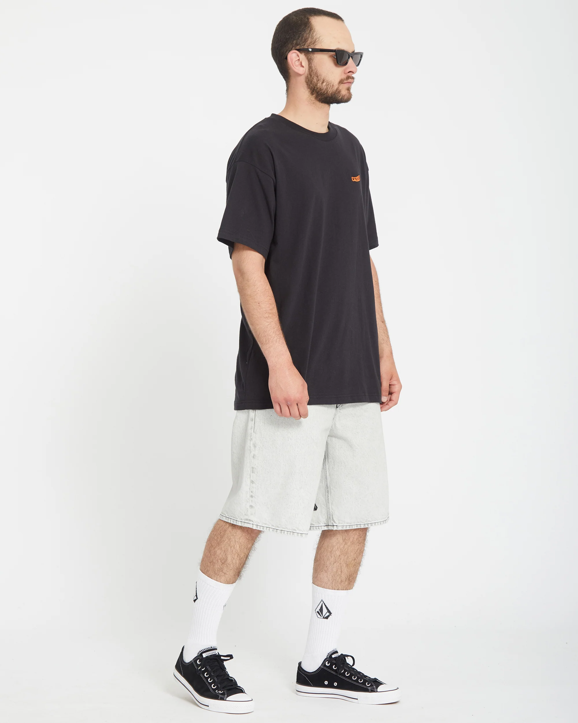 Billow Denim Short - BONE - Image 7