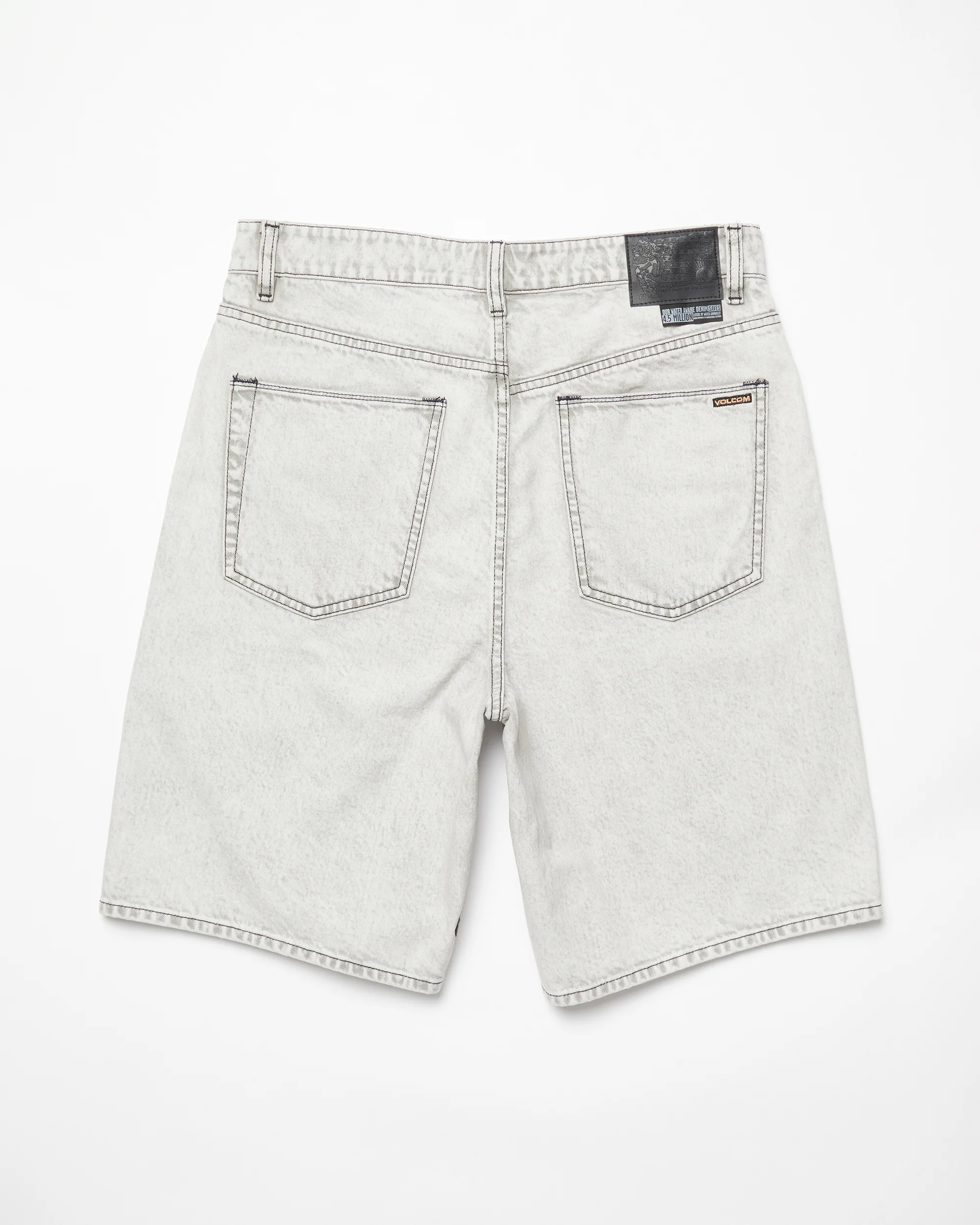 Billow Denim Short - BONE - Image 9