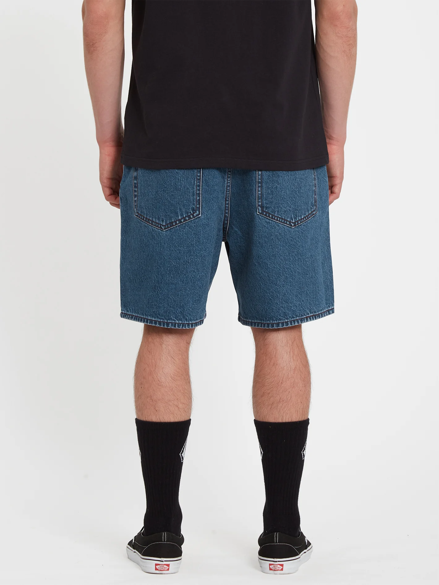 Billow Denim Short - INDIGO RIGIDE WASH - Image 2
