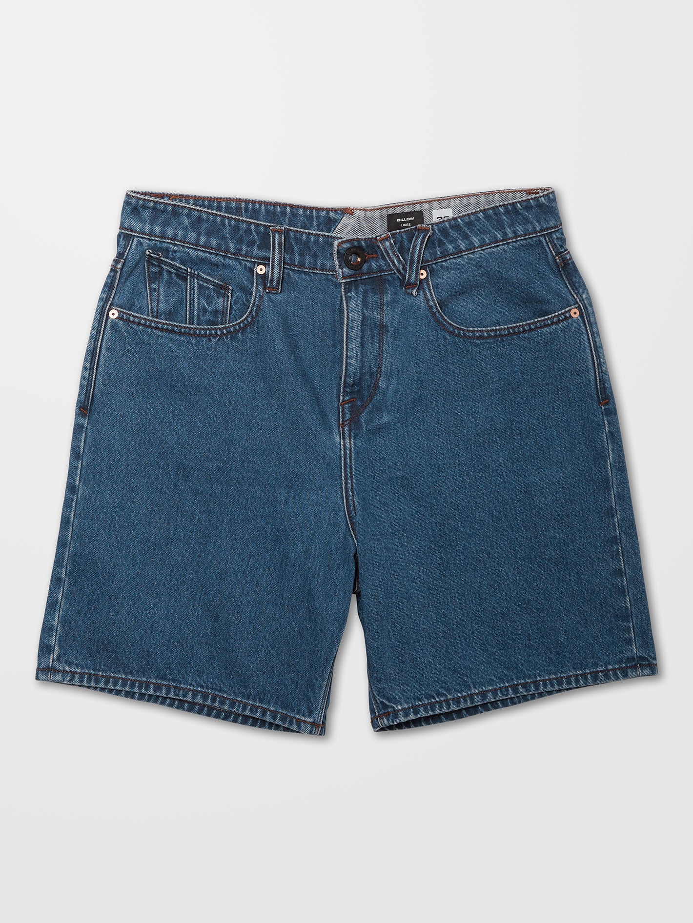 Billow Denim Short - INDIGO RIGIDE WASH - Image 3