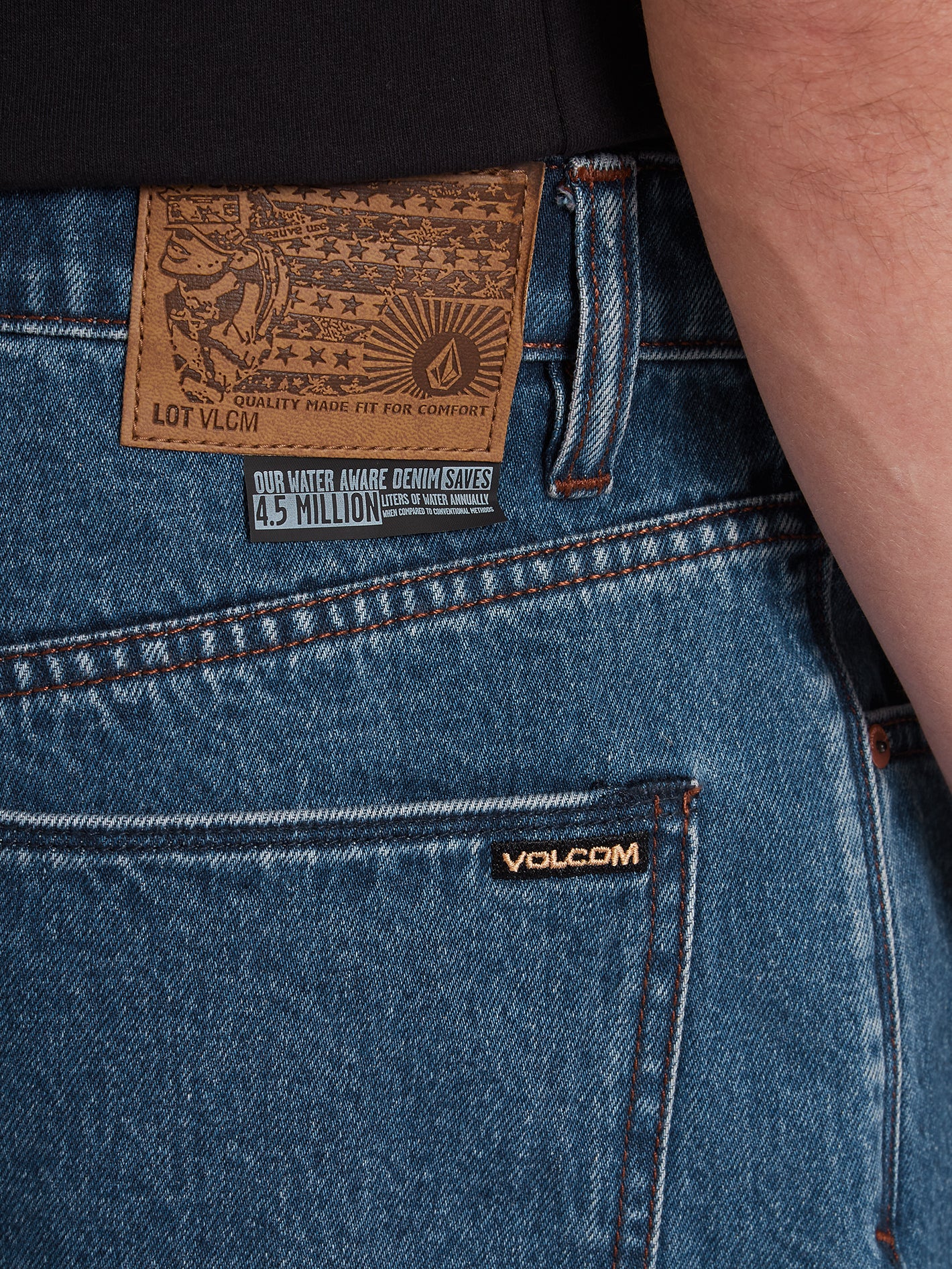 Billow Denim Short - INDIGO RIGIDE WASH - Image 6
