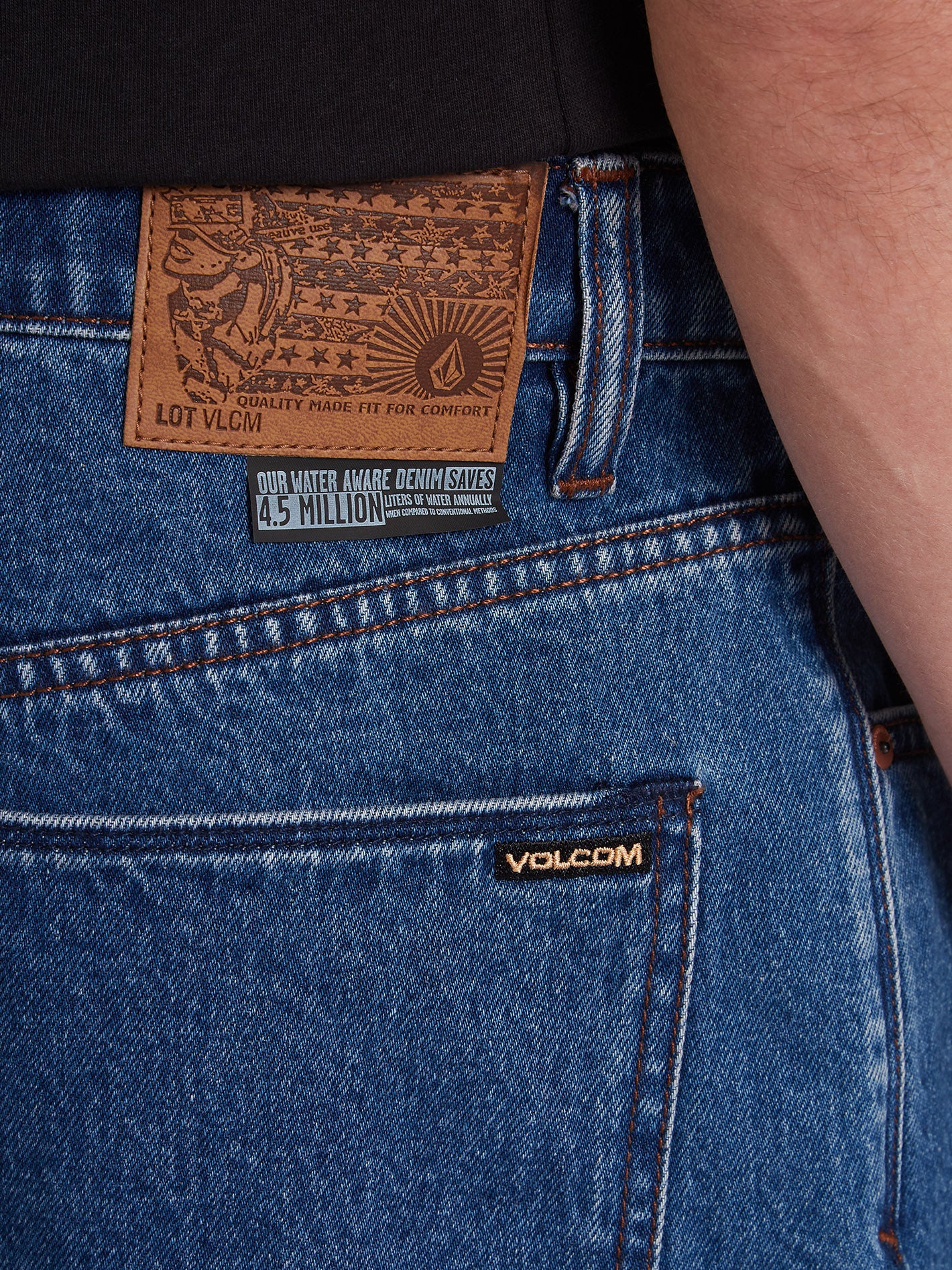 Billow Denim Short - OLIVER MID BLUE - Image 6