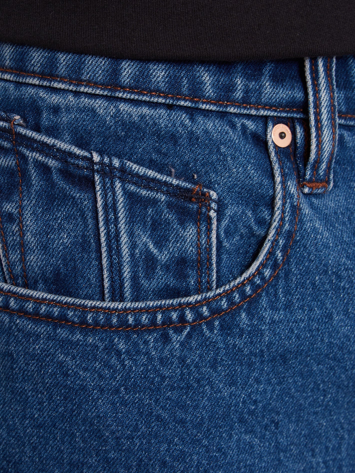 Billow Denim Short - OLIVER MID BLUE - Image 7