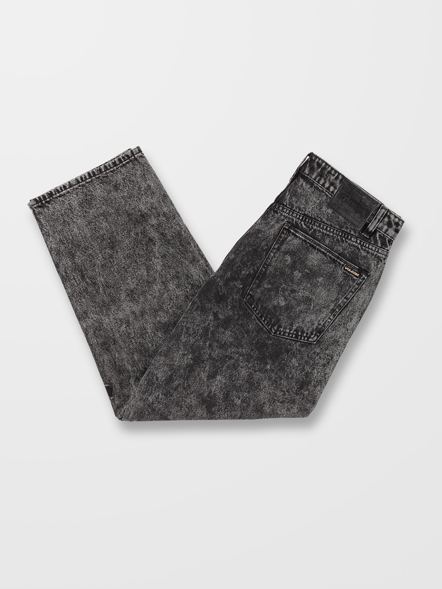 Billow Tapered Jeans - LIGHT ACID BLACK - Image 6
