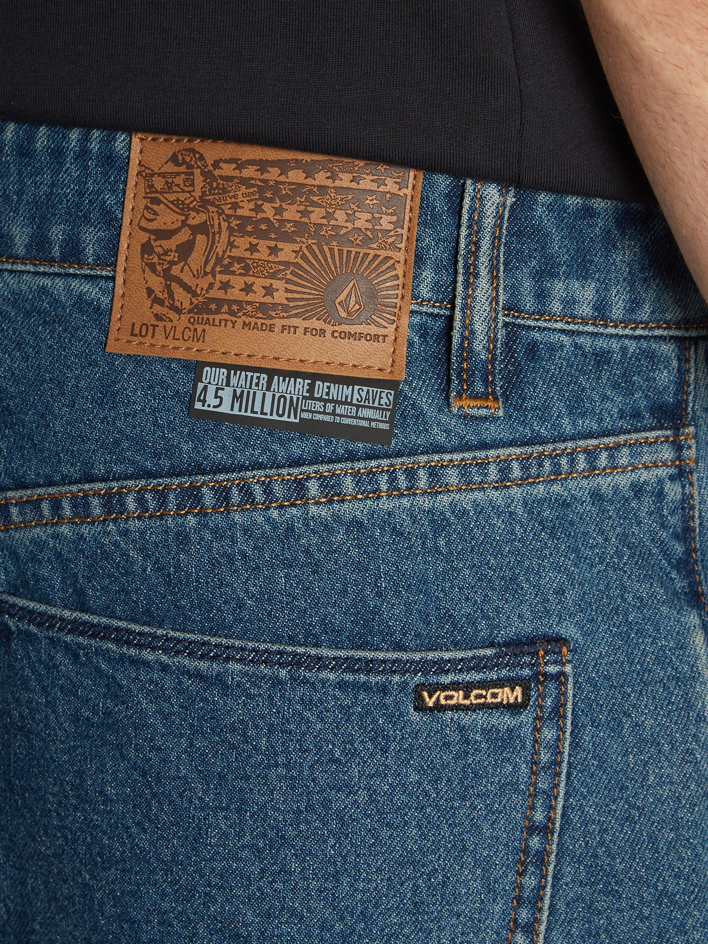 Billow Tapered Jeans - INDIGO RIDGE WASH - Image 6