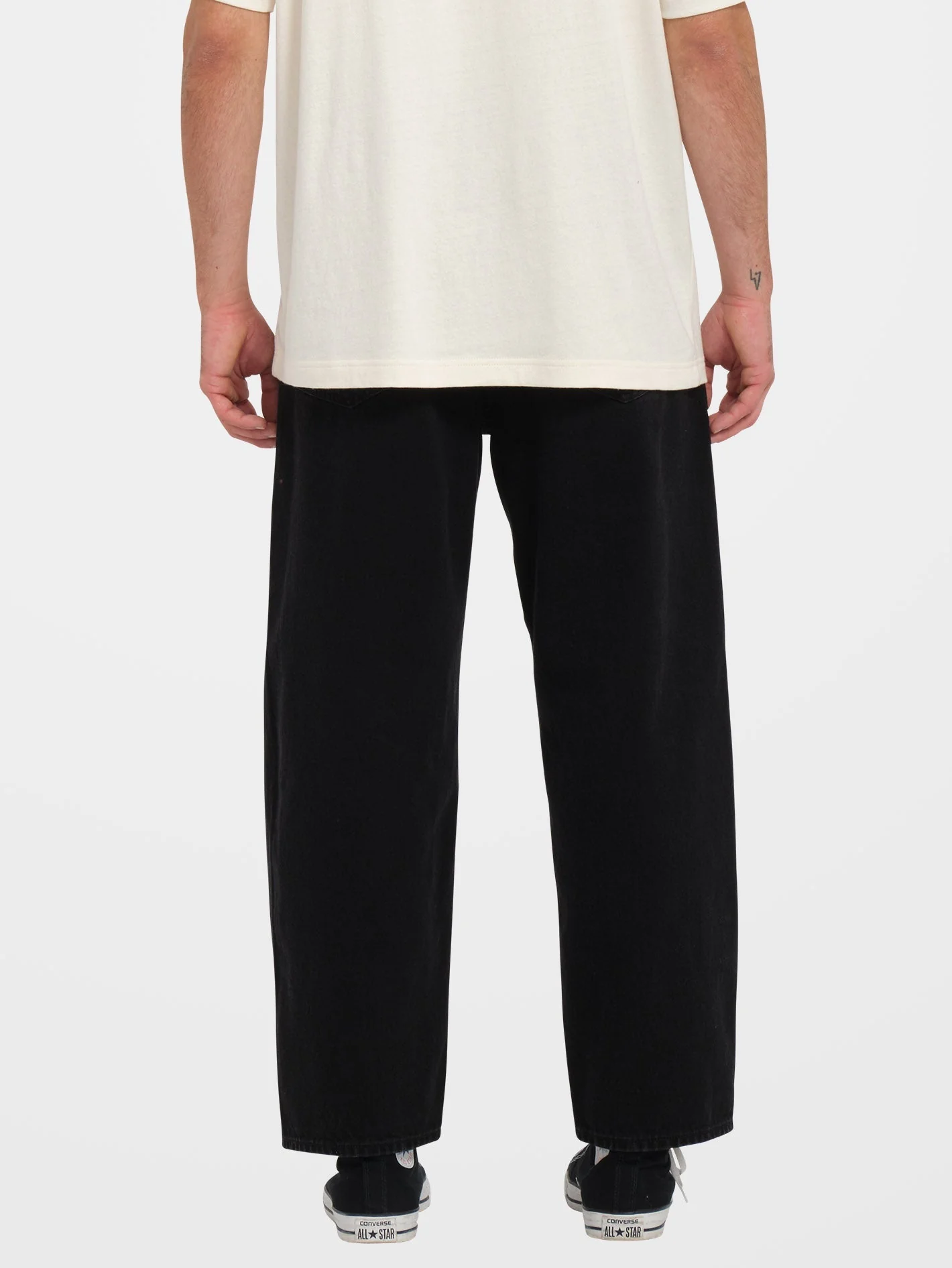 Billow Tapered Jeans - BLACK - Image 2