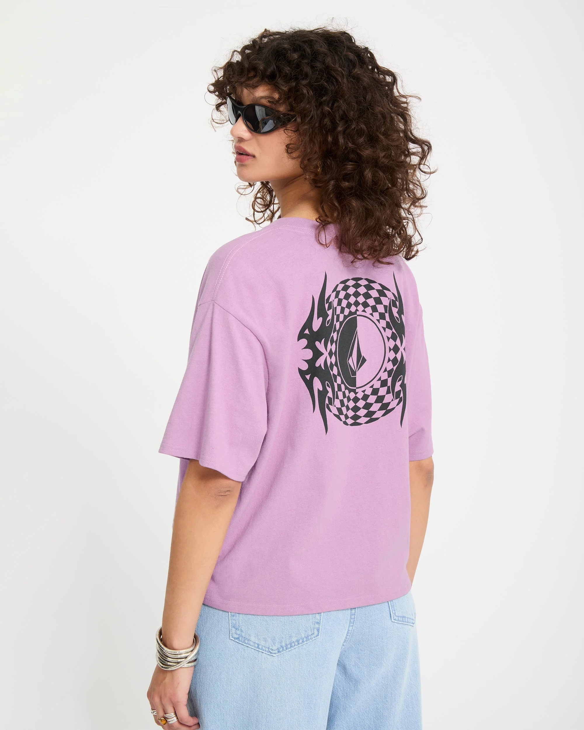 Bliss T-Shirt - Dusty Lavender - Image 6