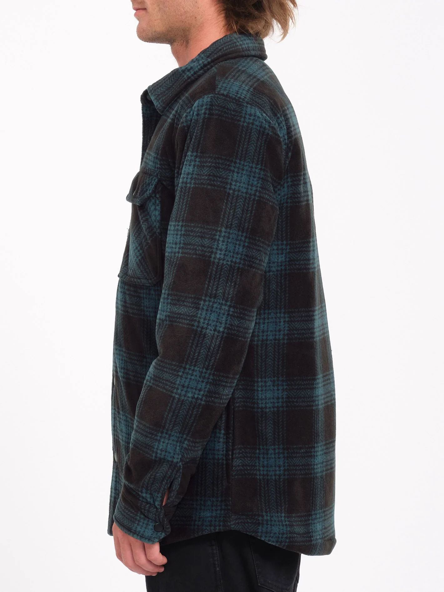 Bowered Polar Over-Shirt - Evergreen - Image 3