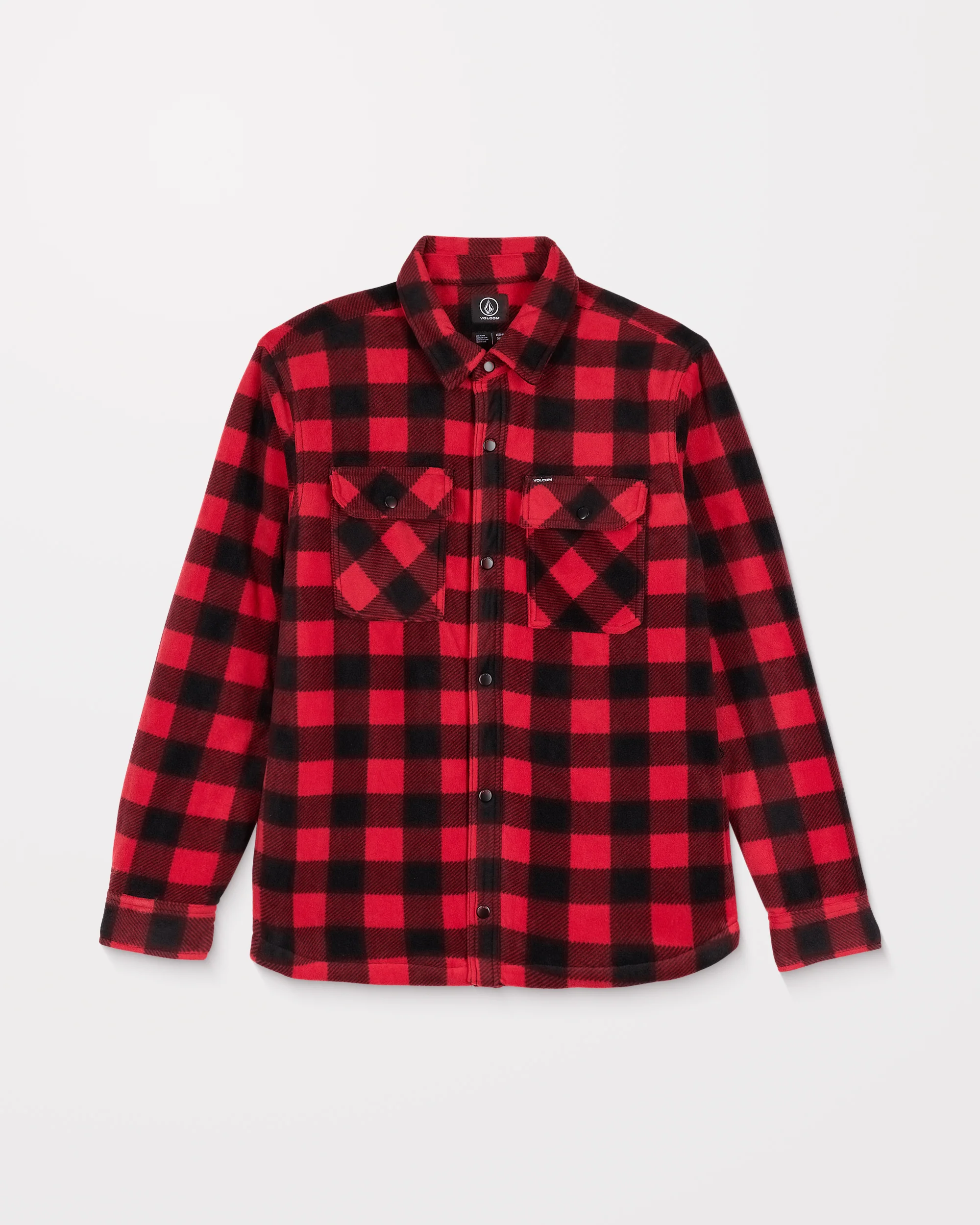 Bowered Fleece Over-Shirt - Lifeguard Red - Image 8