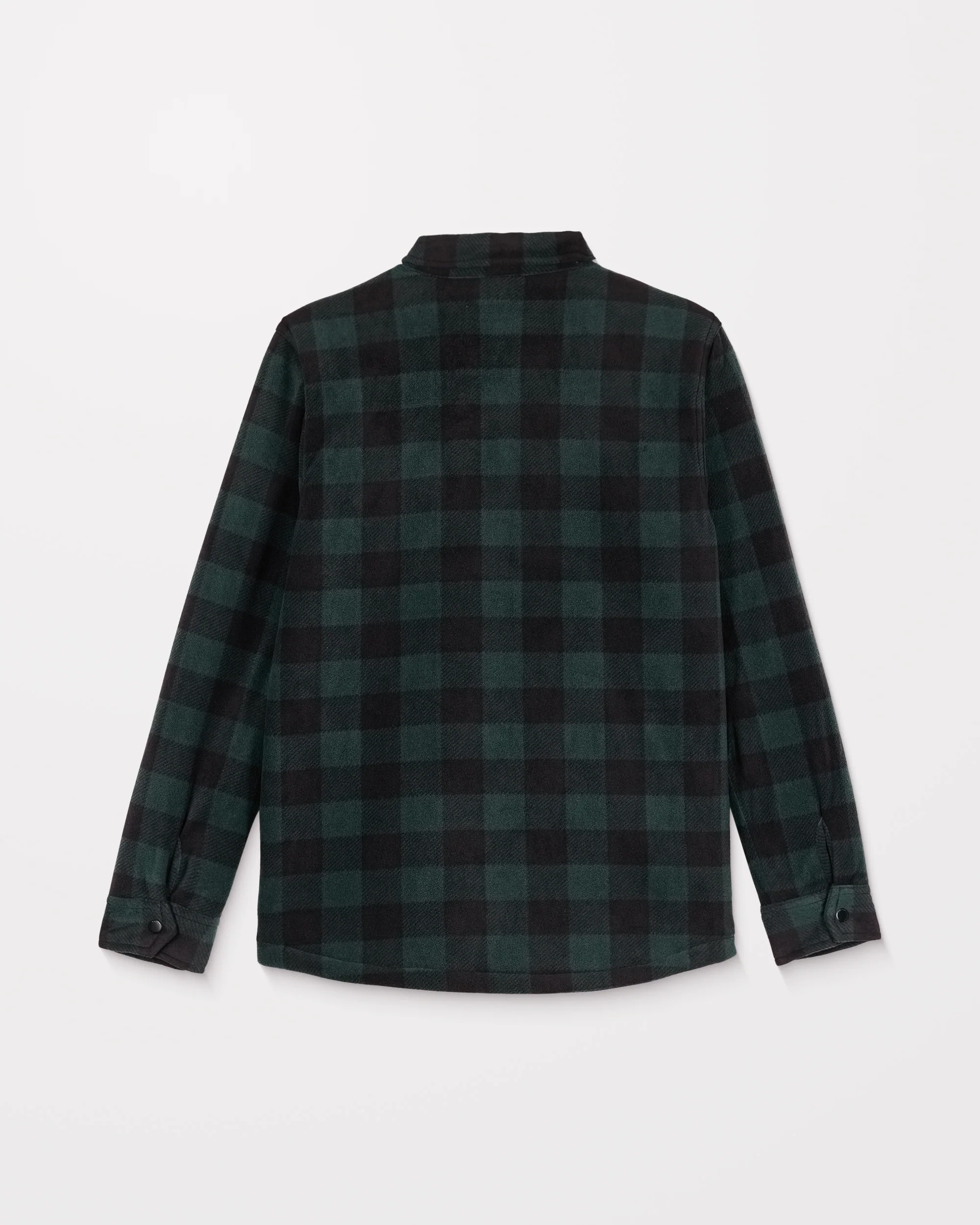 Bowered Fleece Over-Shirt - Scarab - Image 10