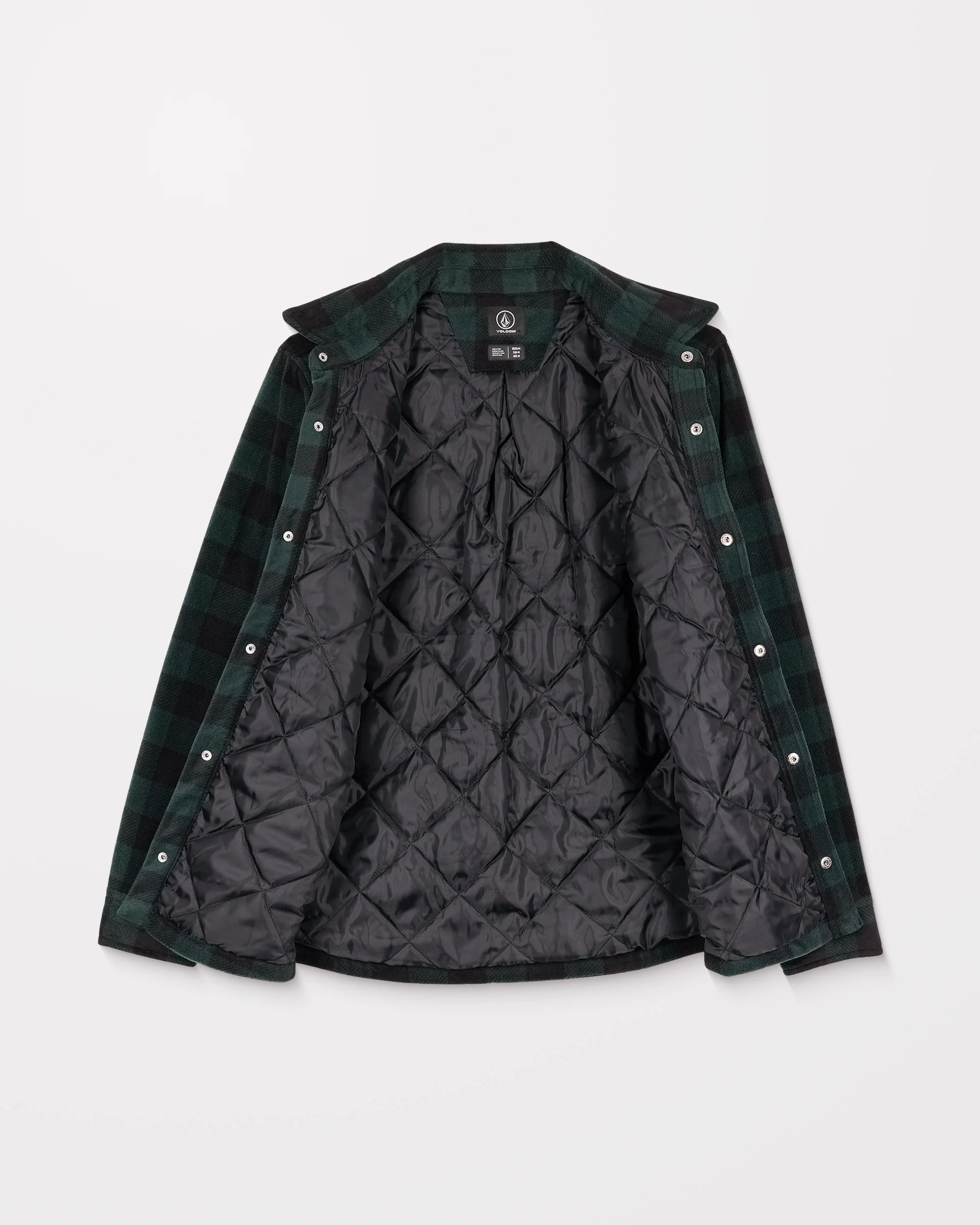 Bowered Fleece Over-Shirt - Scarab - Image 6
