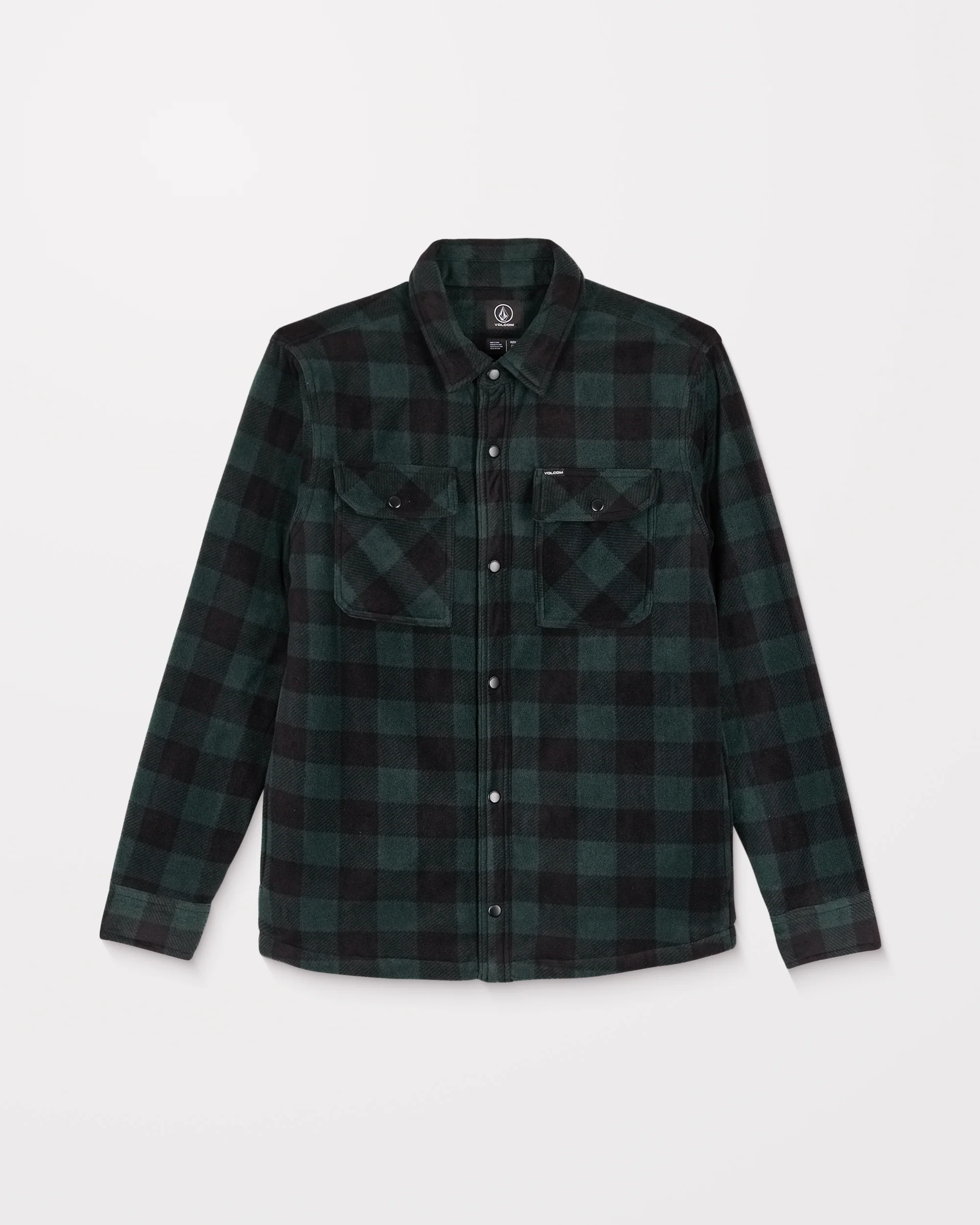 Bowered Fleece Over-Shirt - Scarab - Image 9