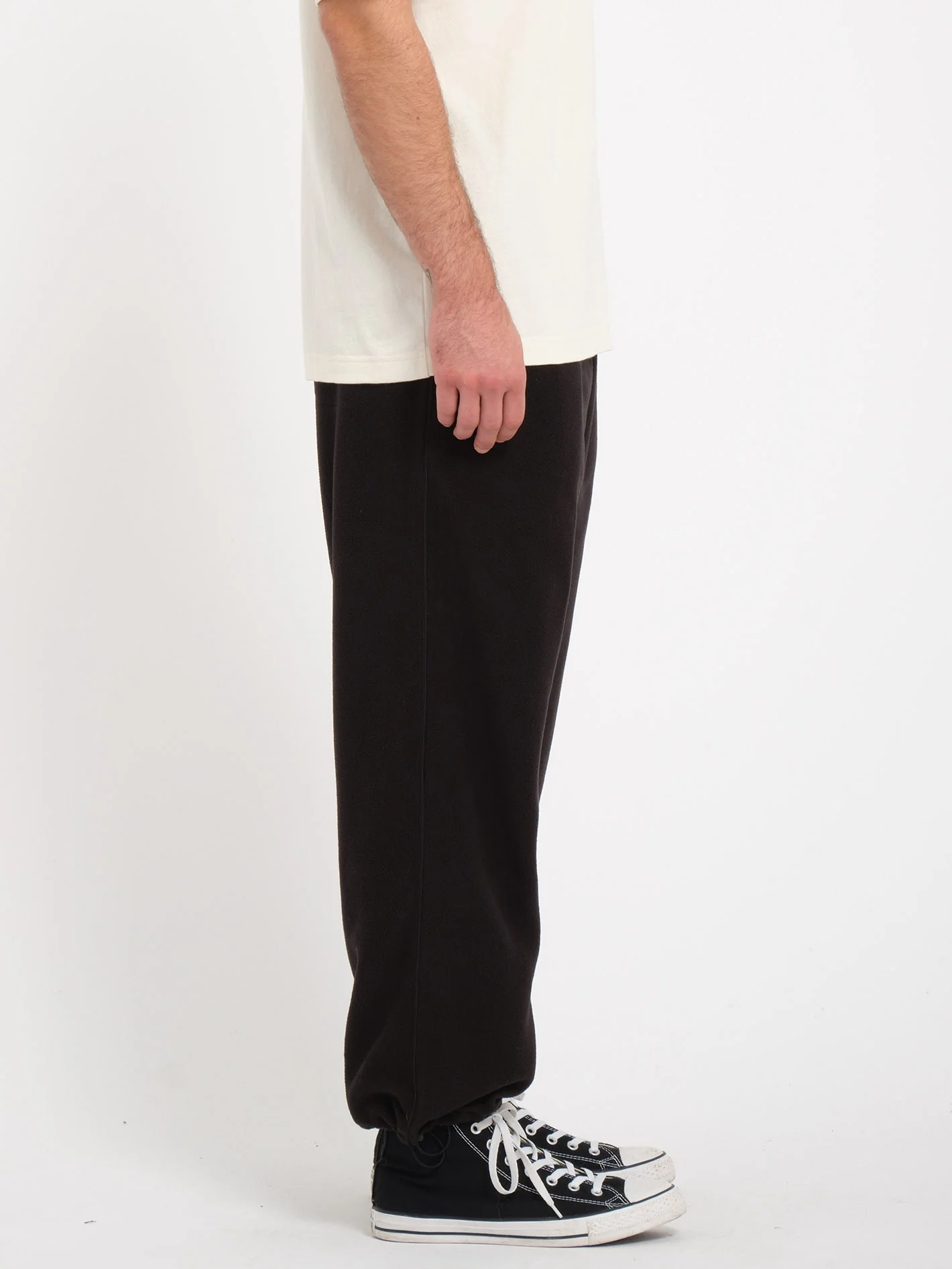 Bowered Light Fleece Trousers - BLACK - Image 3