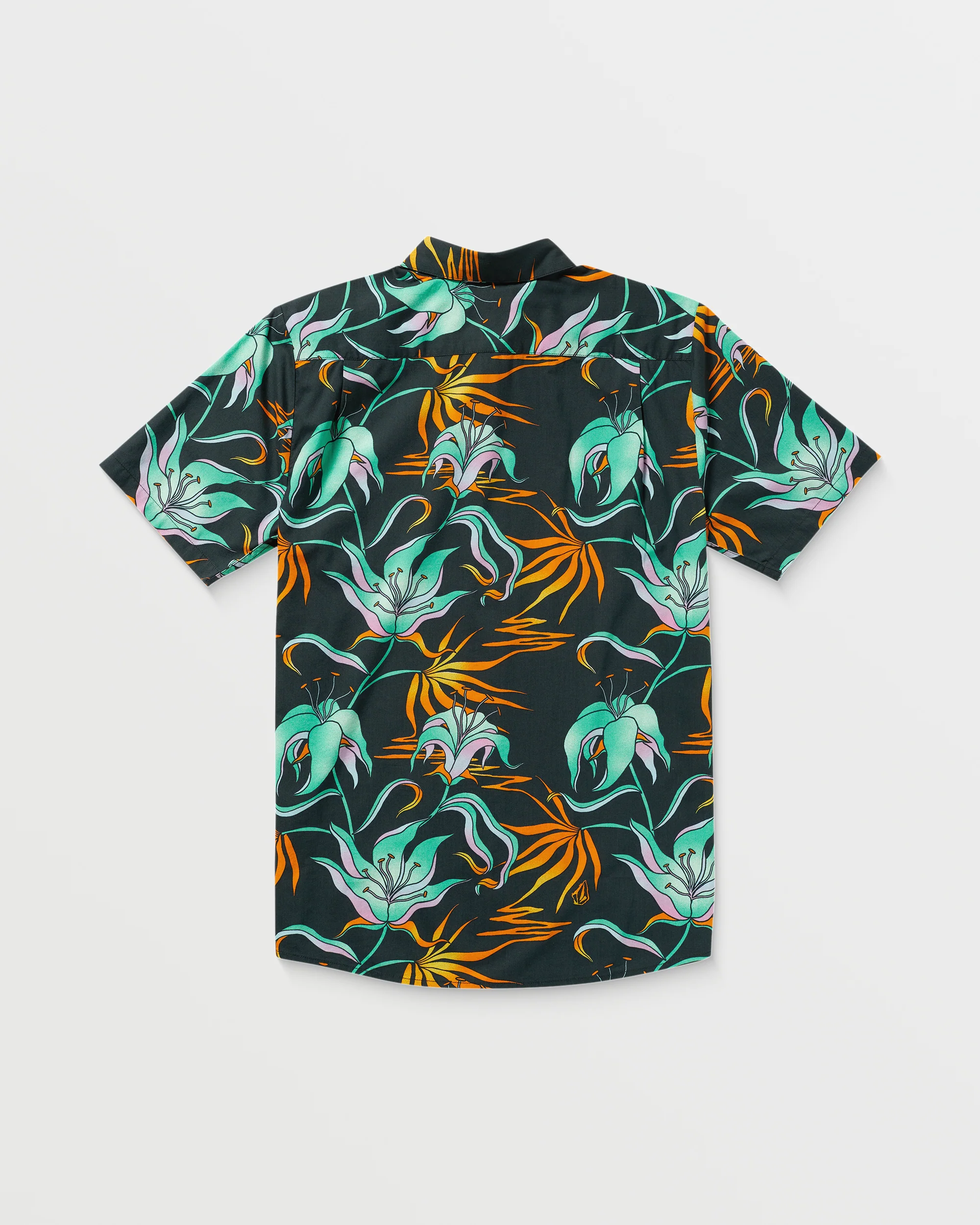 Brainmelter Floral Shirt - Black Green - Image 7