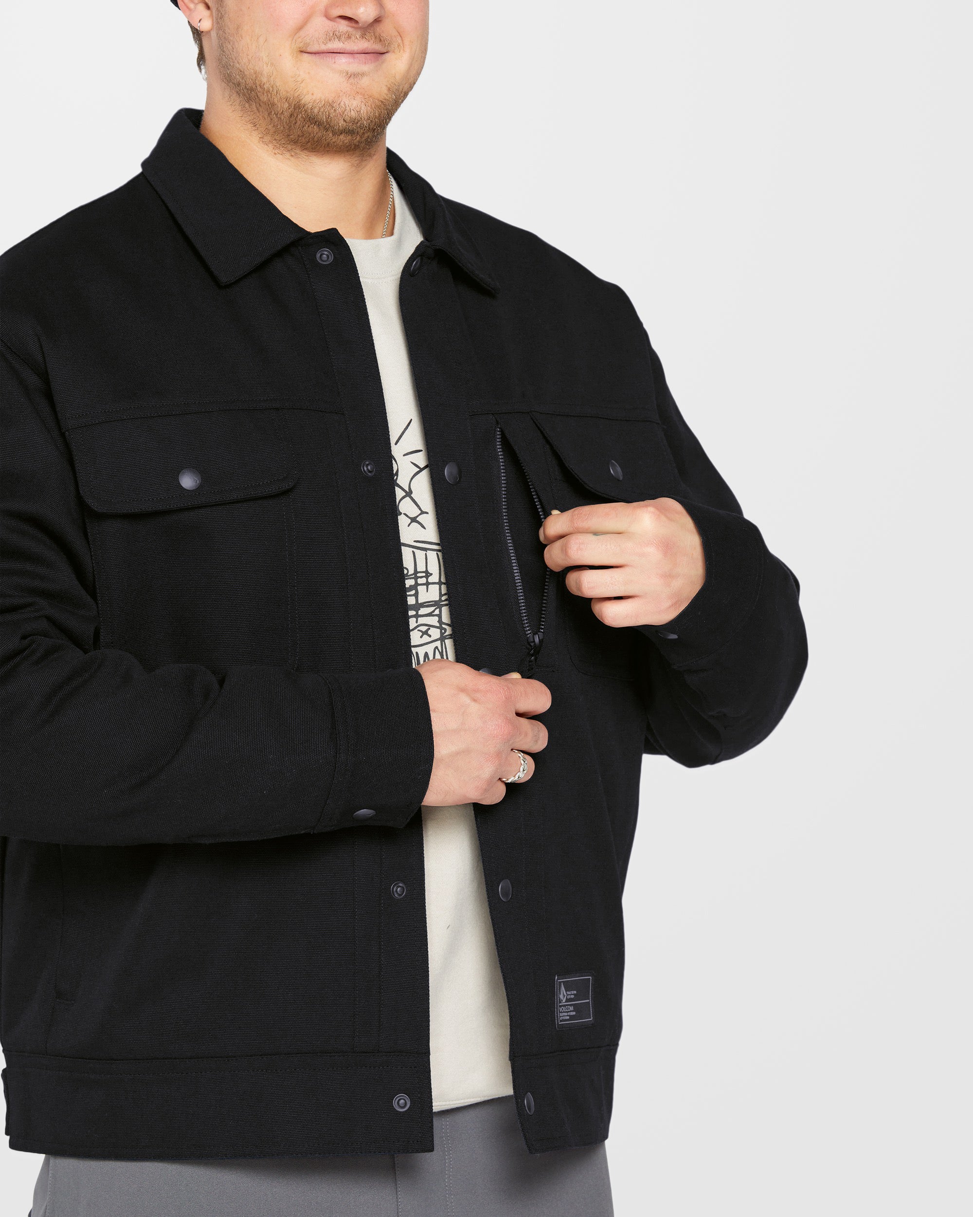 Breckin Insulated Jacket - Black - Image 8
