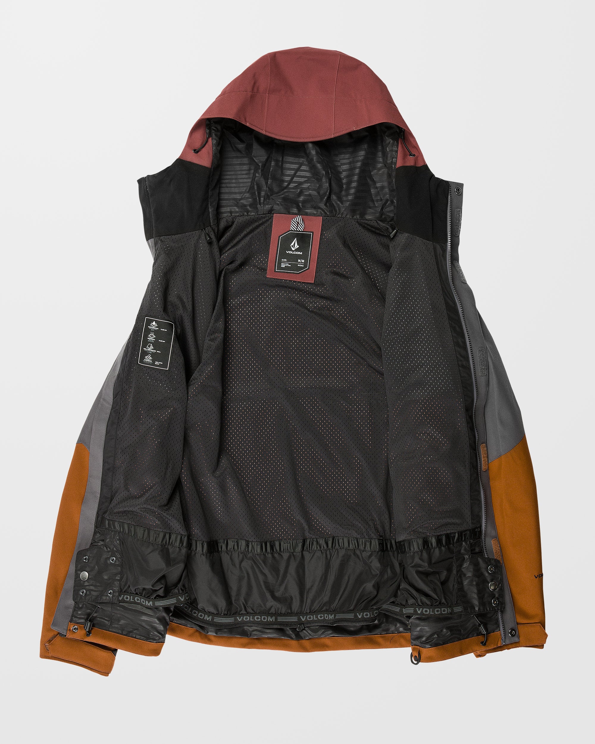 Brighton Full Zip Jacket - Caramel - Image 3