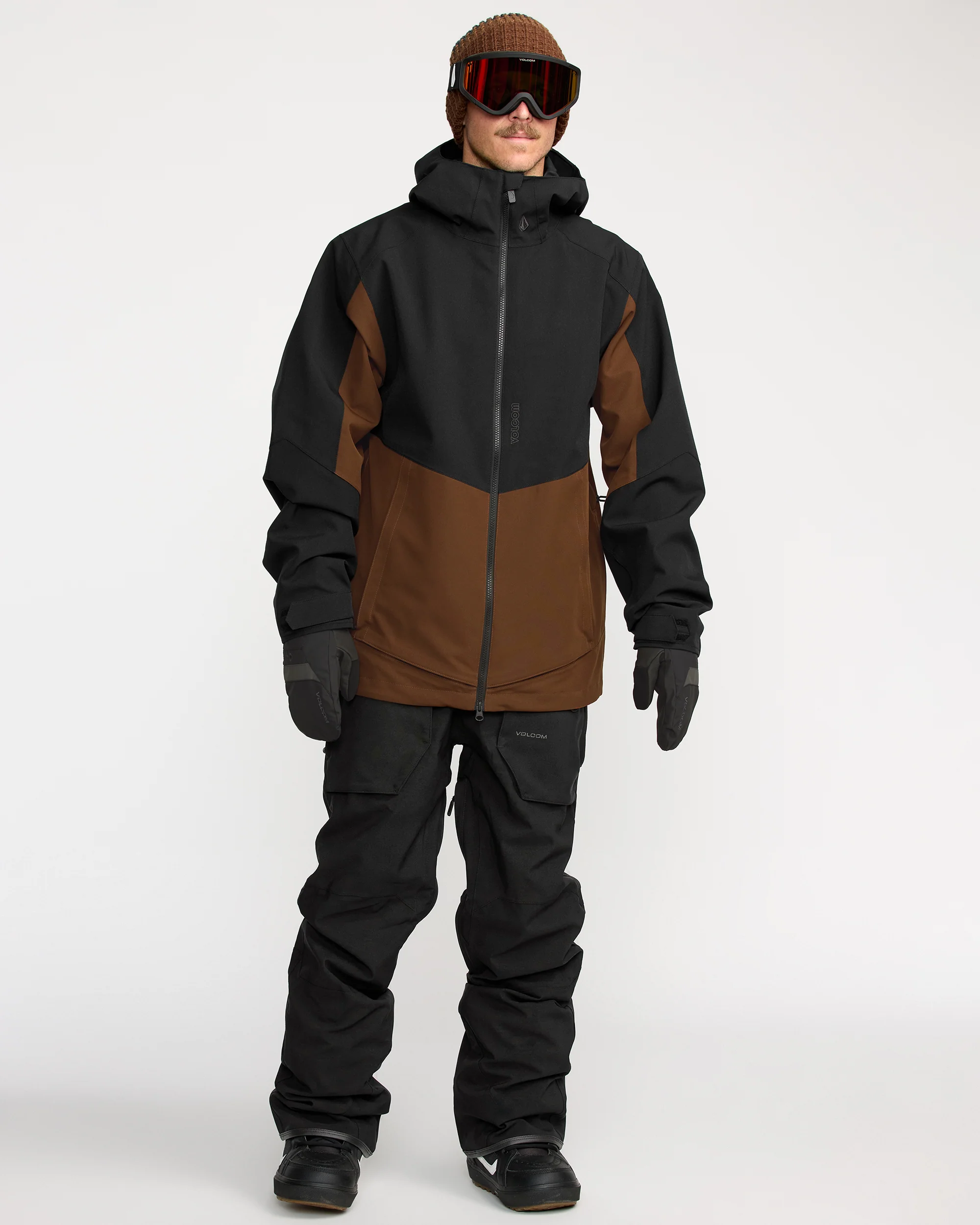 Brighton Full Zip Jacket - Brown - Image 3