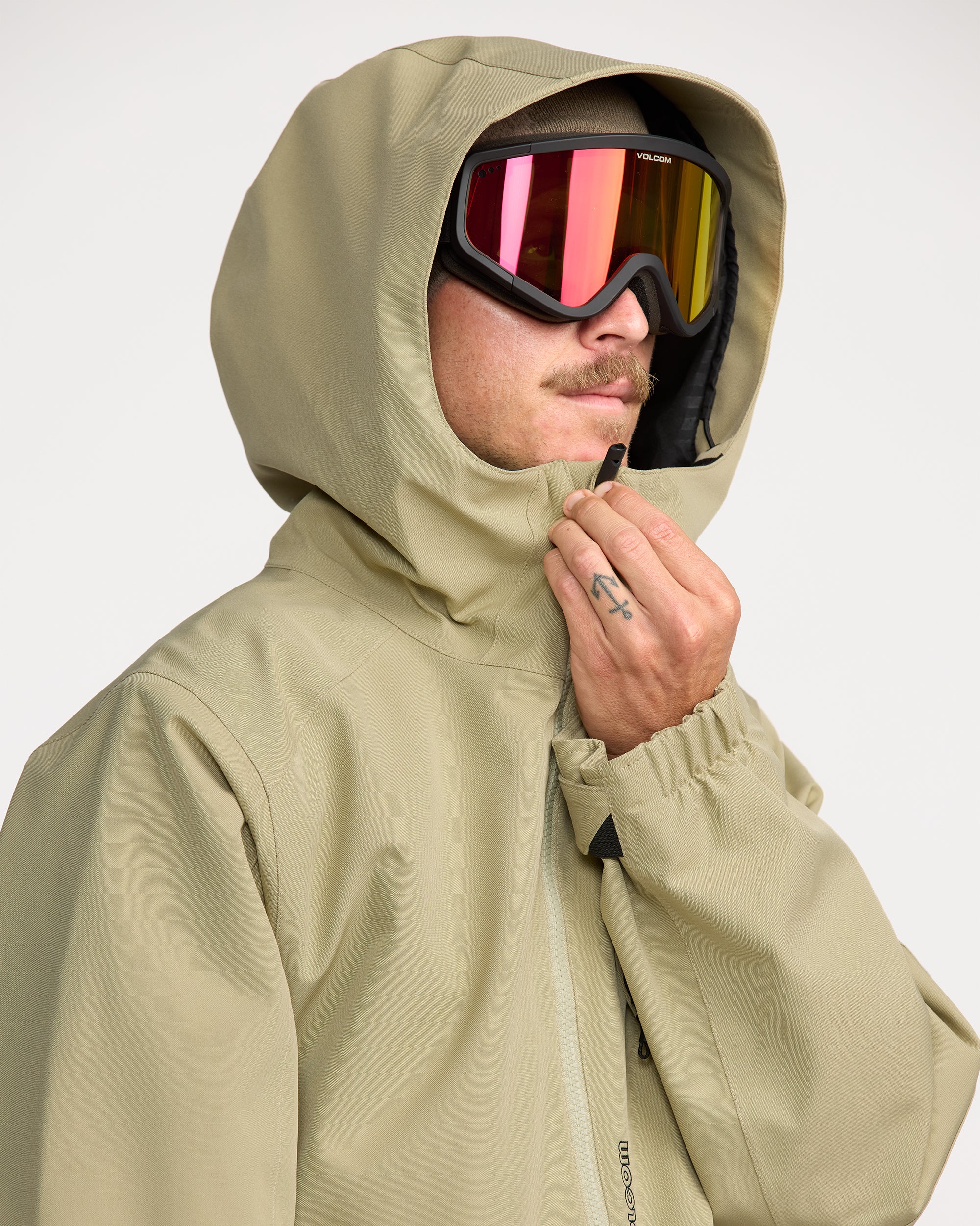 Brighton Full Zip Jacket - Moss Green - Image 5