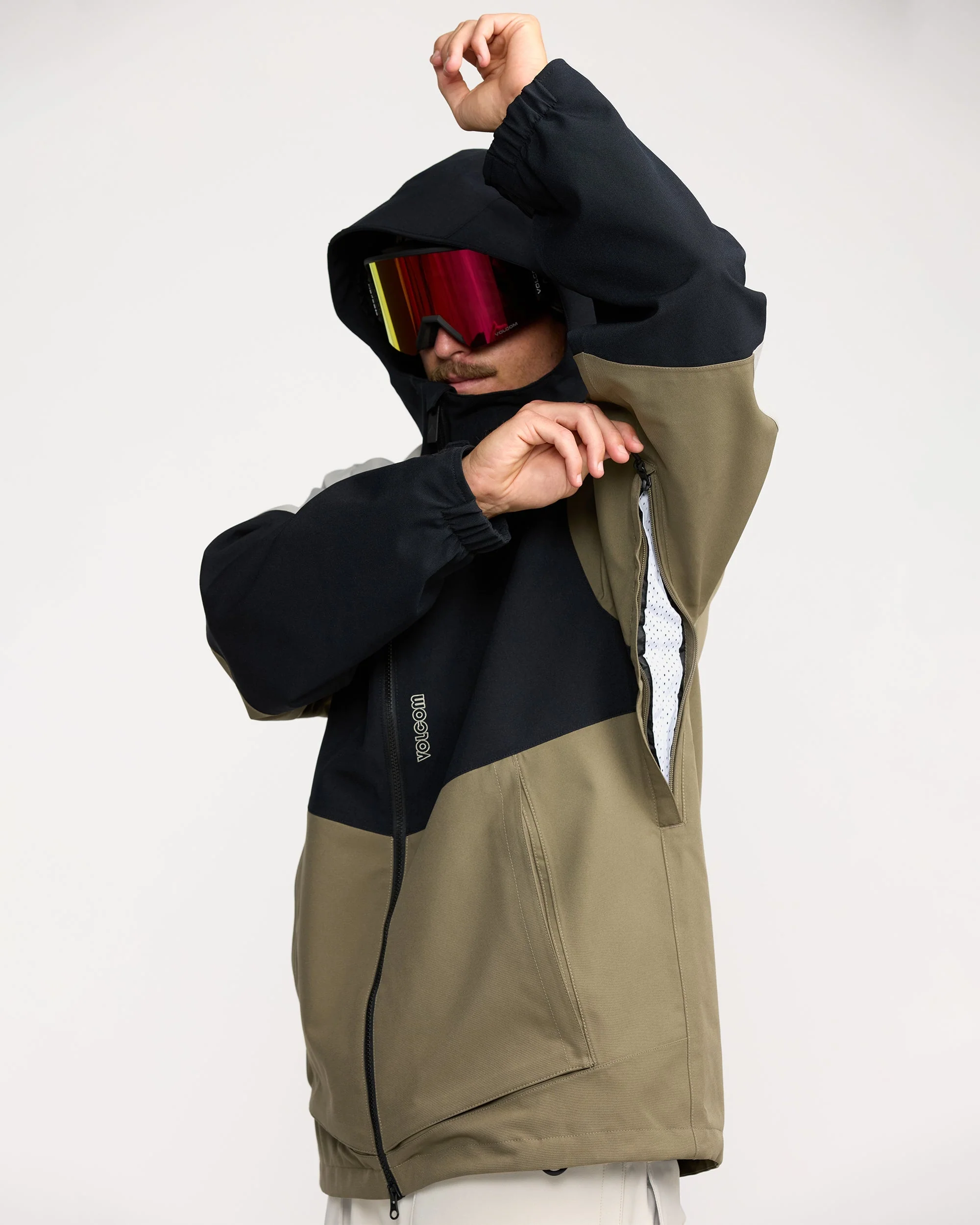 Brighton Full Zip Jacket - Military - Image 7