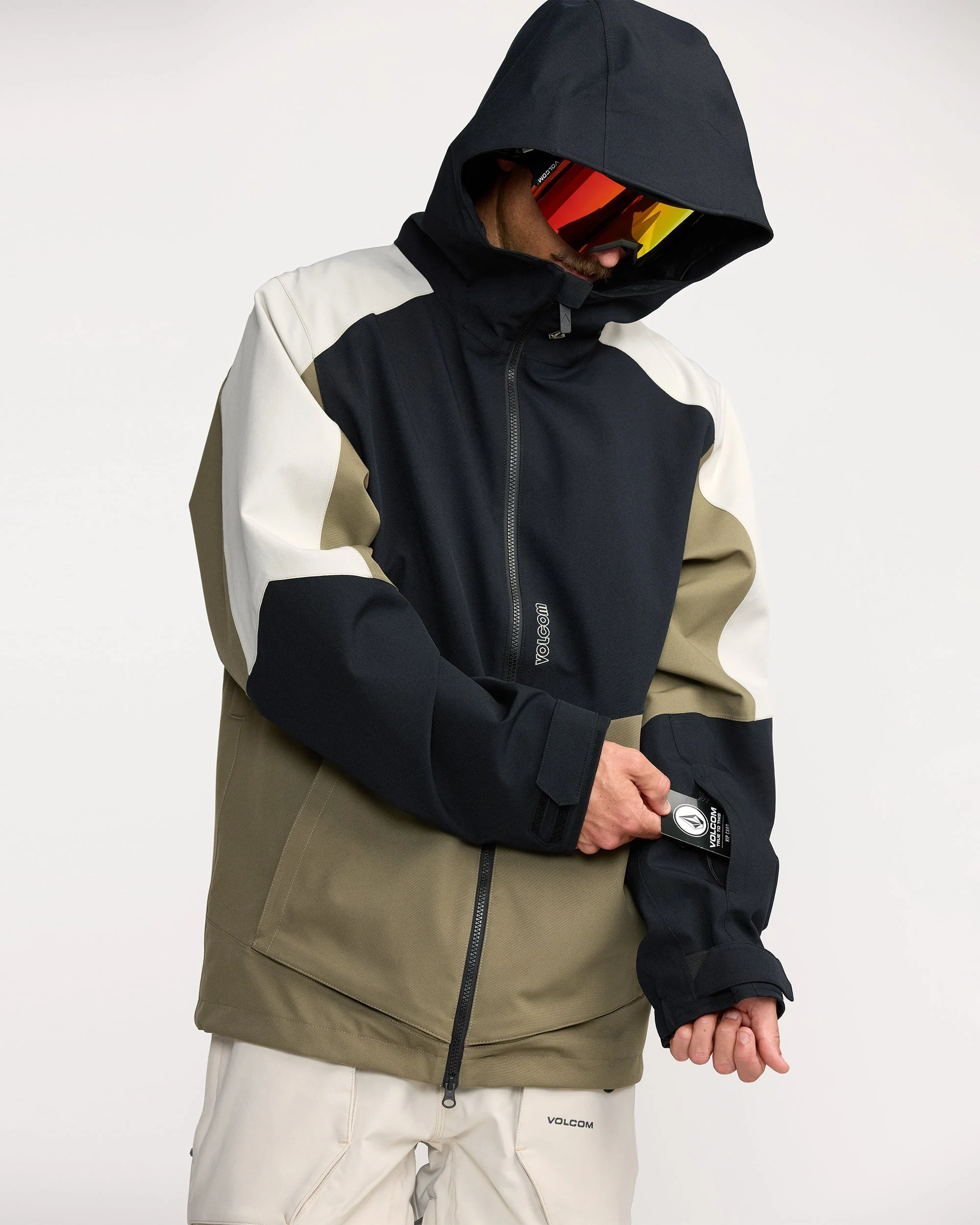 Brighton Full Zip Jacket - Military - Image 8