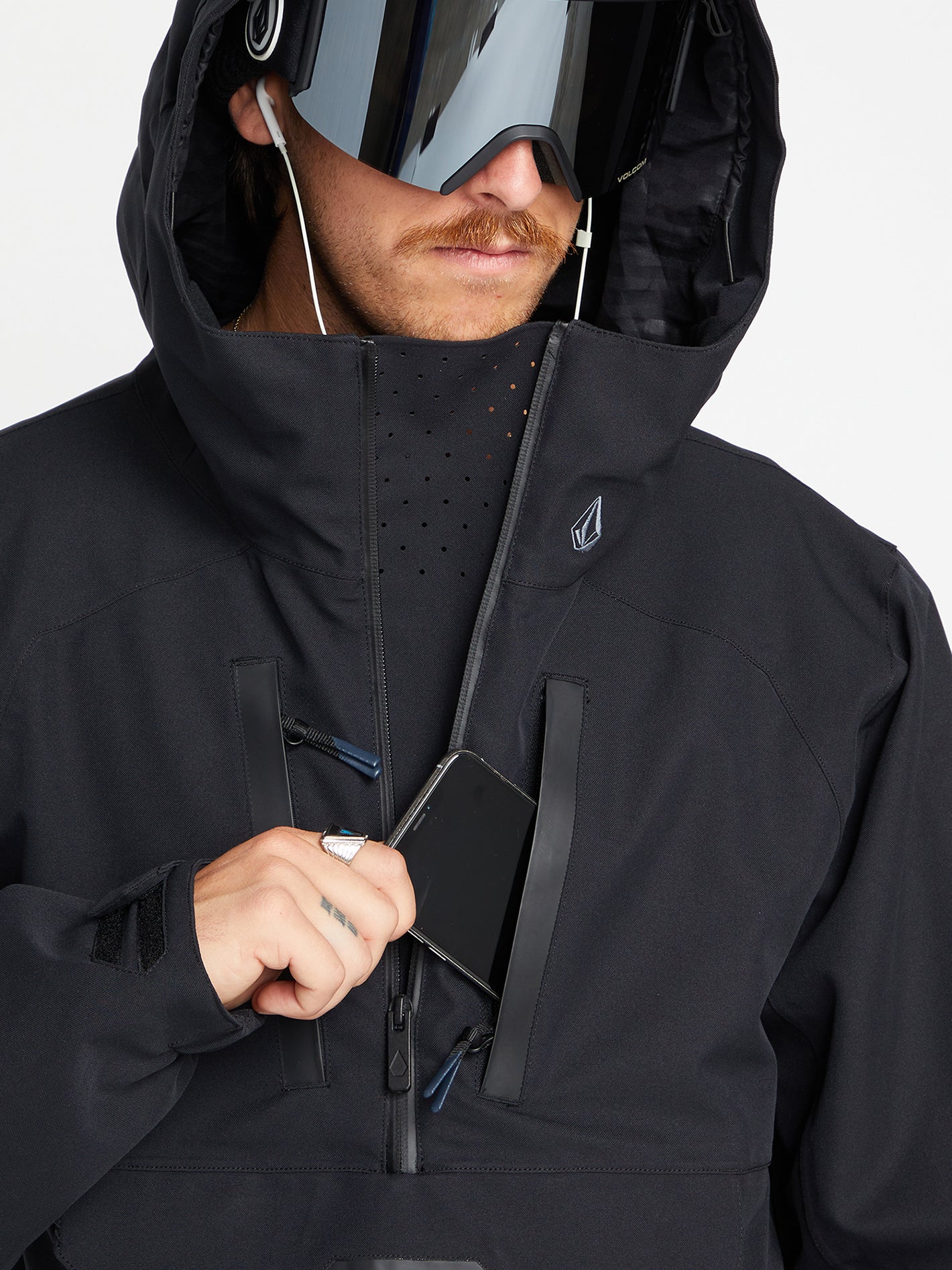 Brighton Pullover Jacket - Black - Image 11
