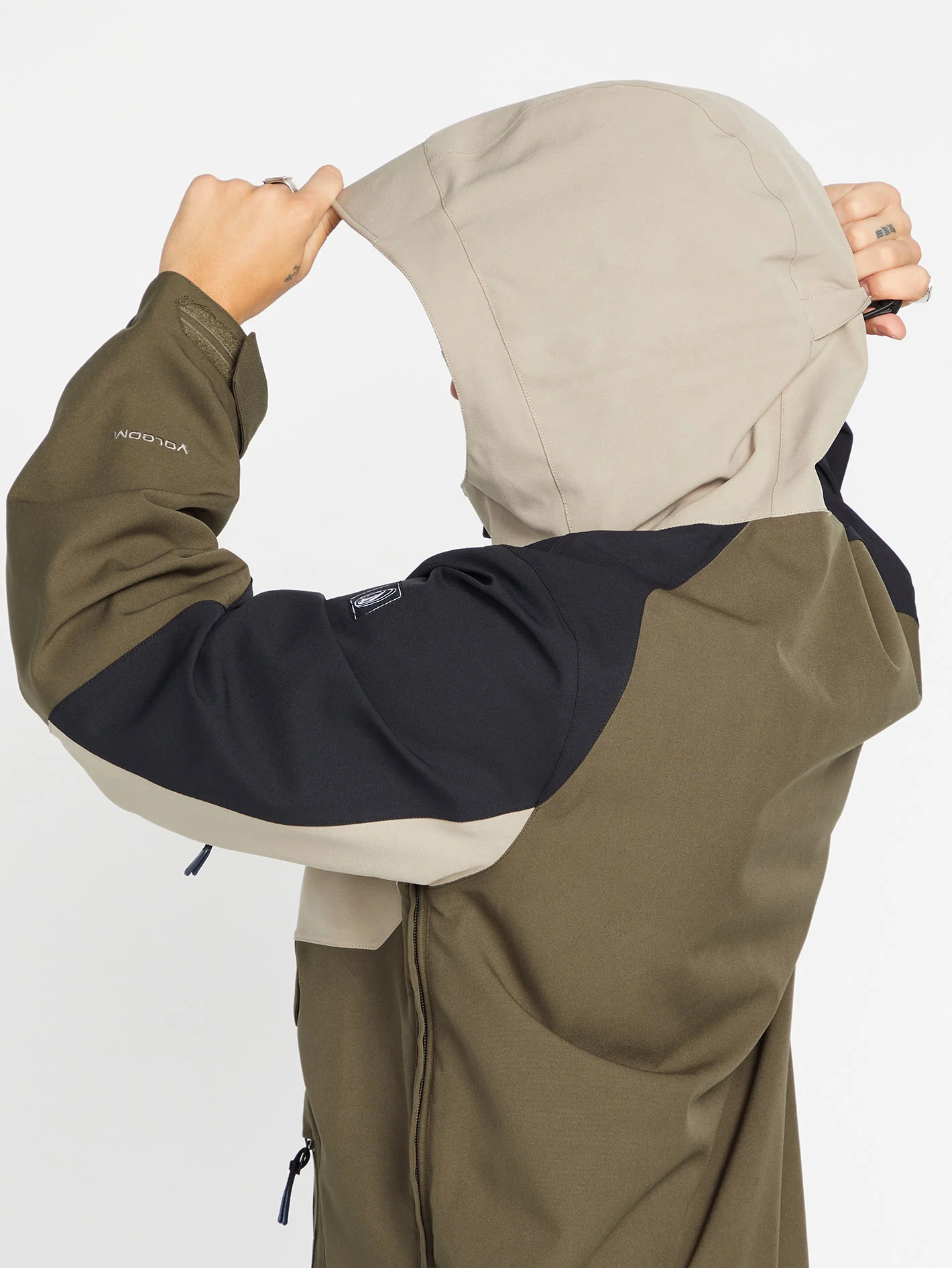 Brighton Pullover Jacket - Dark Khaki - Image 11