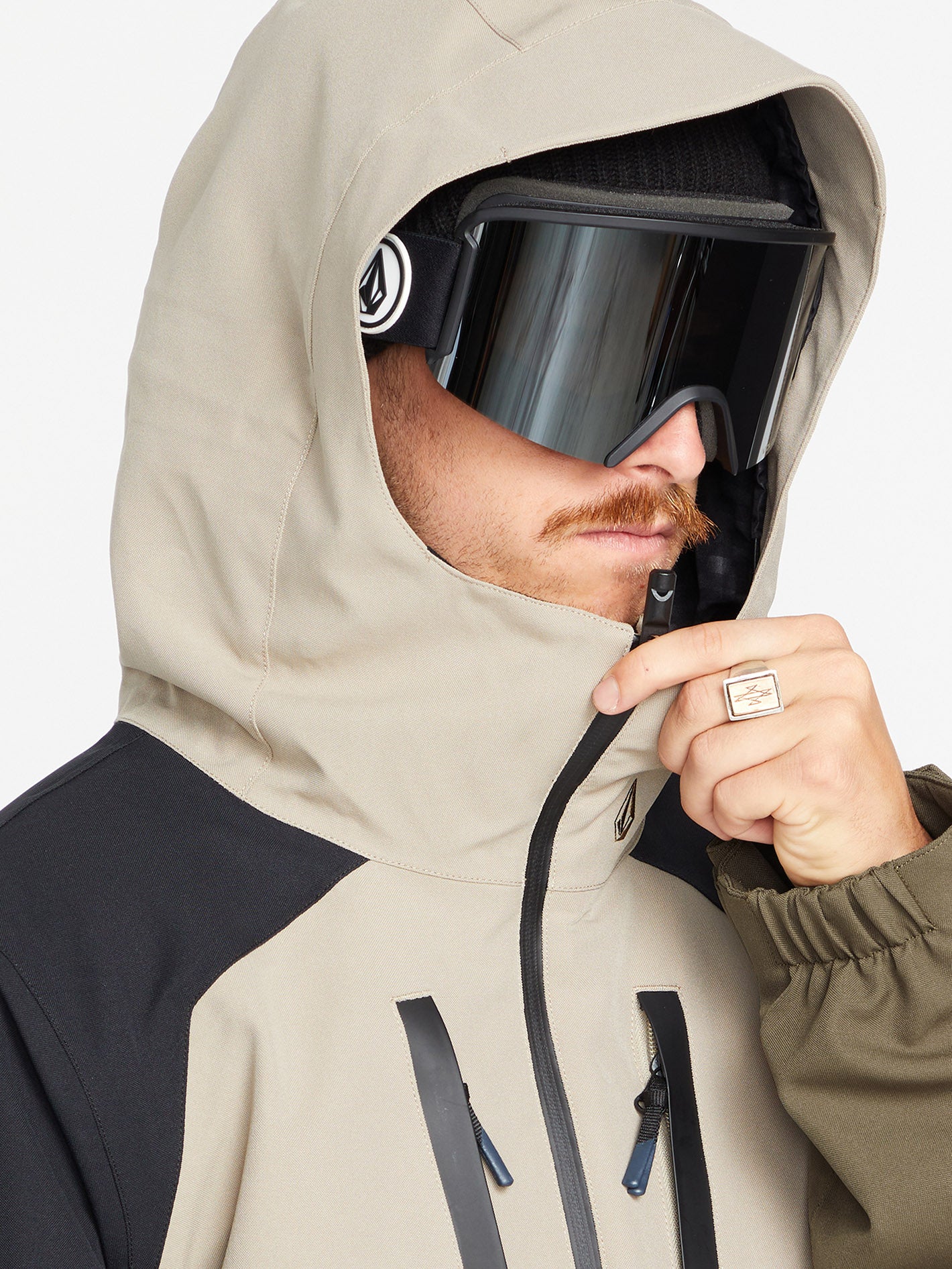 Brighton Pullover Jacket - Dark Khaki - Image 14