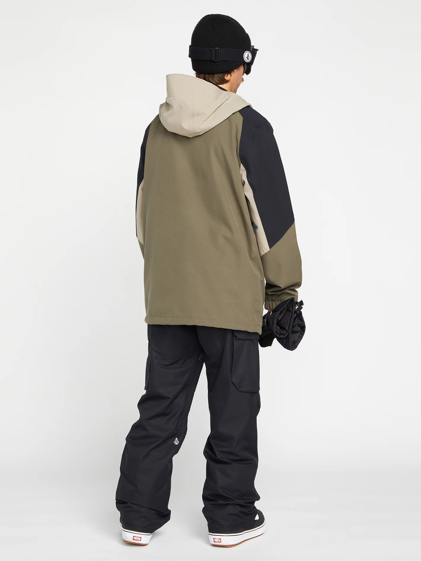 Brighton Pullover Jacket - Dark Khaki - Image 2