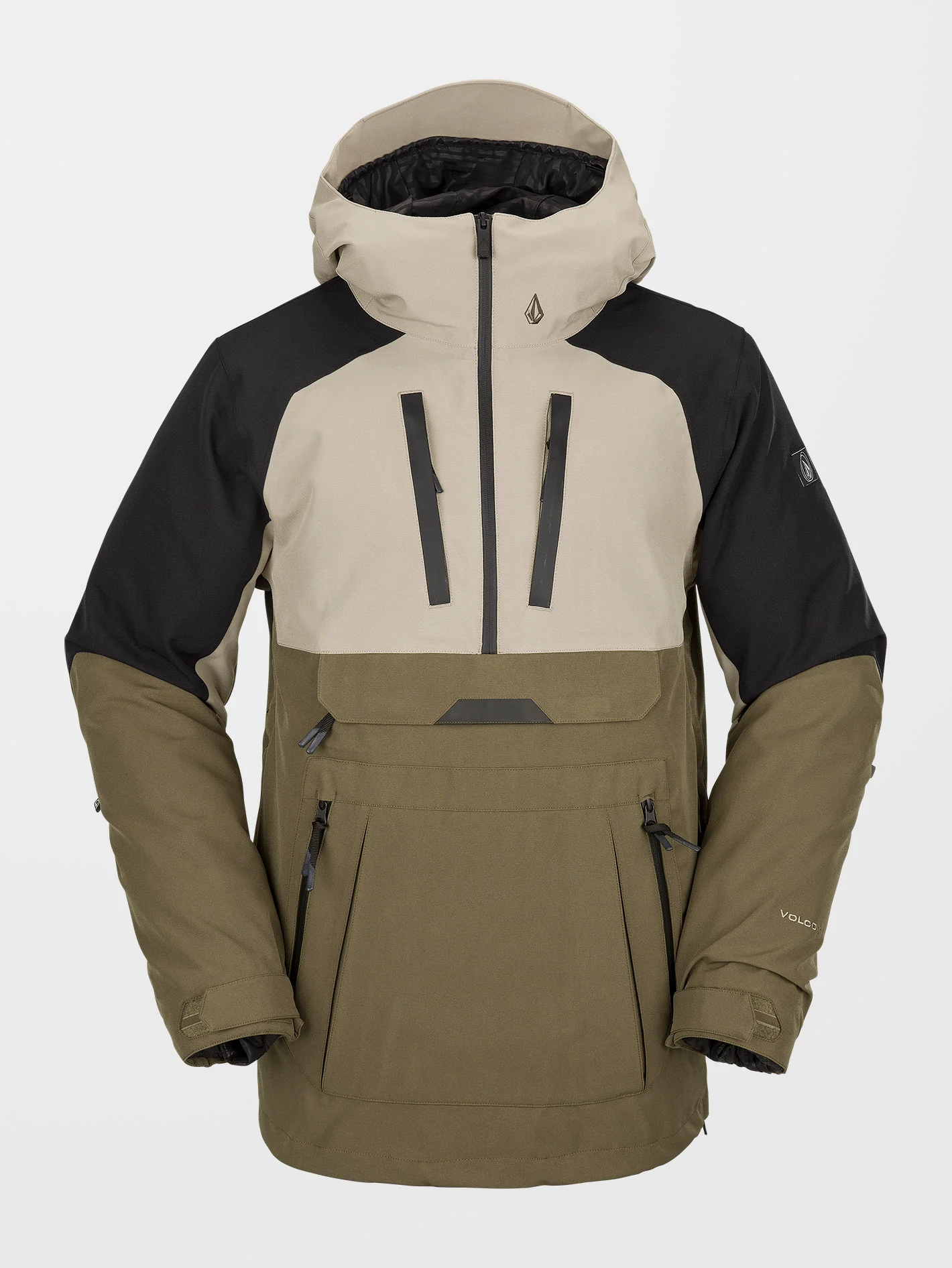 Brighton Pullover Jacket - Dark Khaki - Image 4