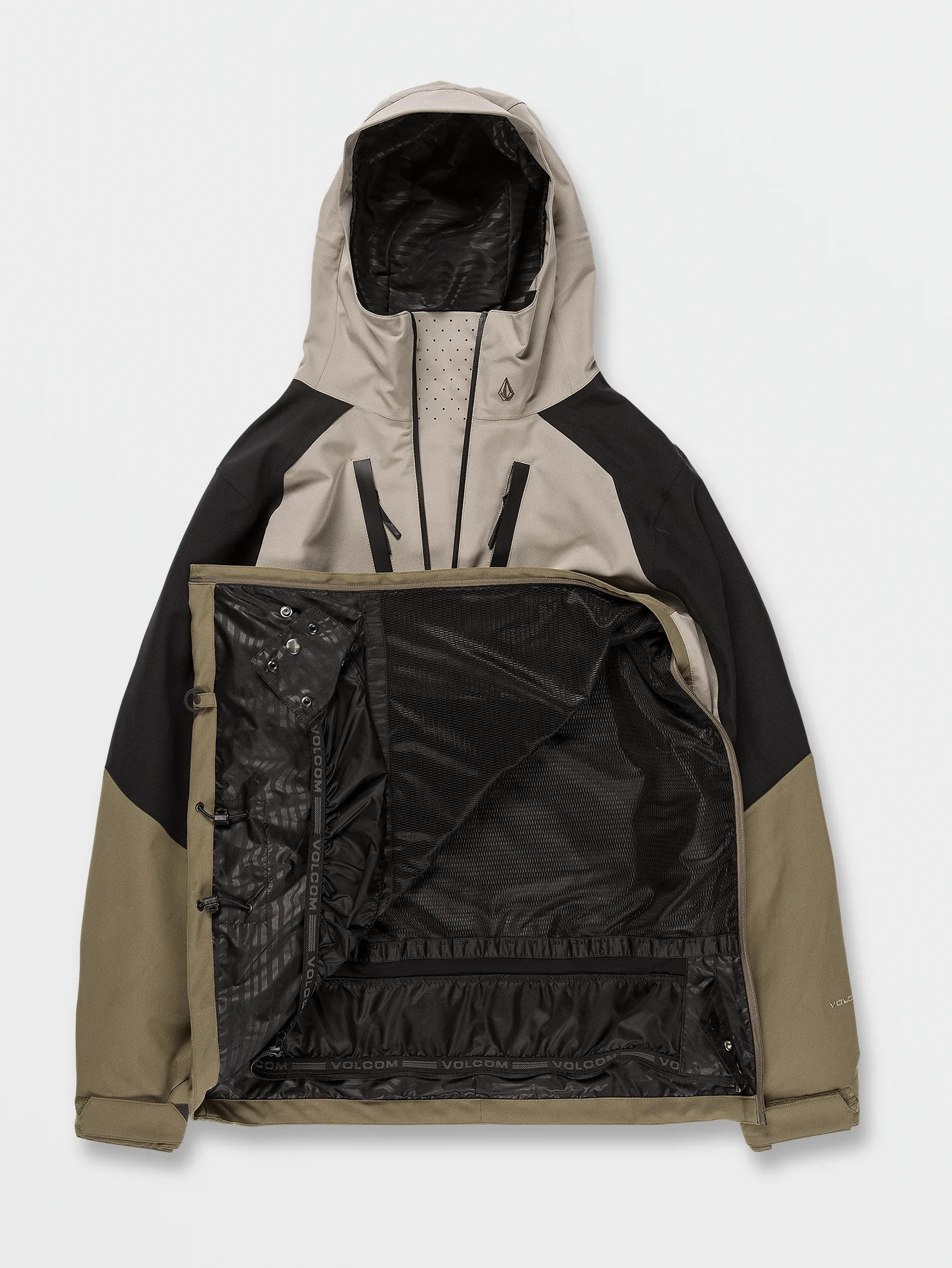 Brighton Pullover Jacket - Dark Khaki - Image 5