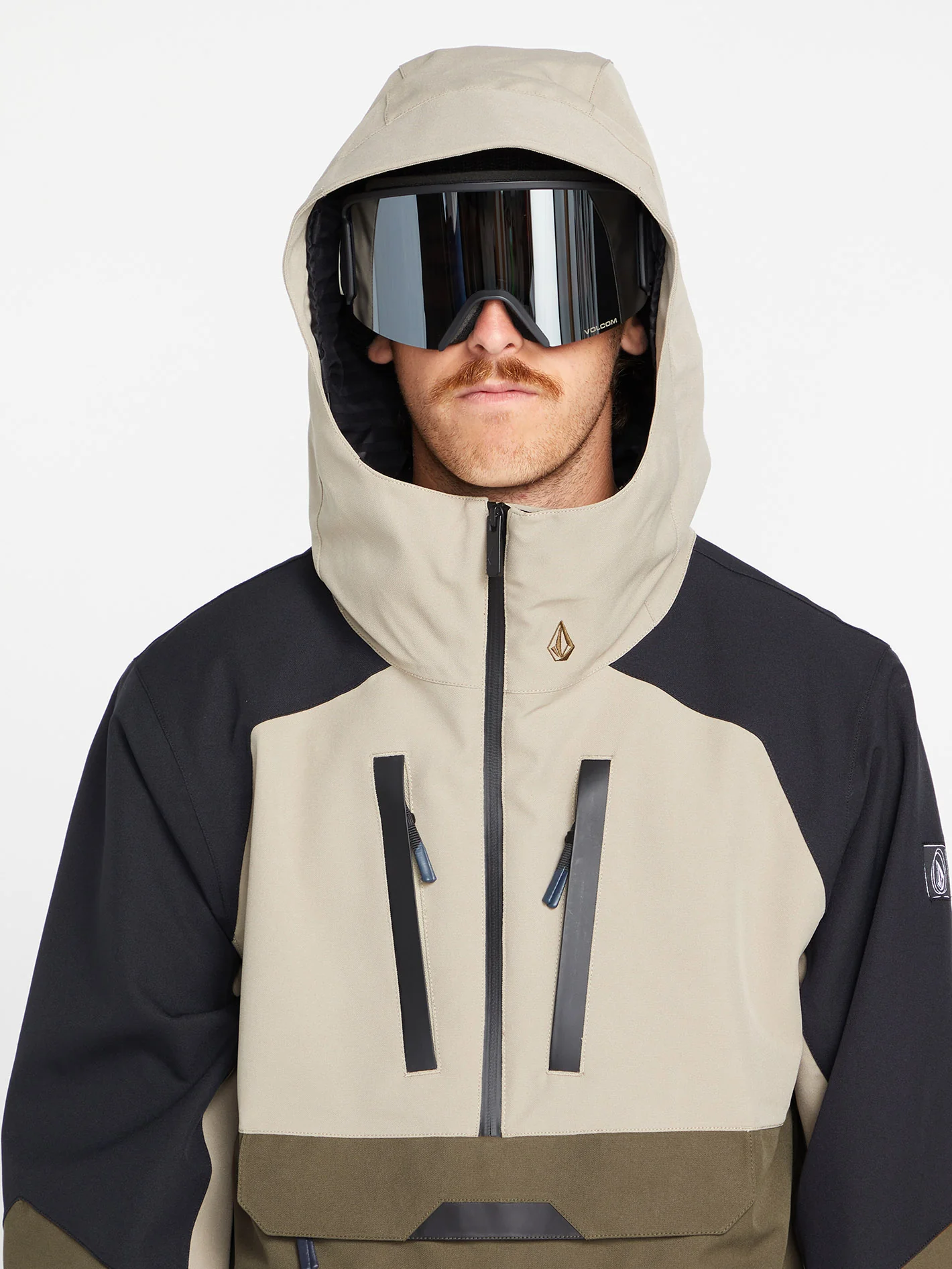 Brighton Pullover Jacket - Dark Khaki - Image 8