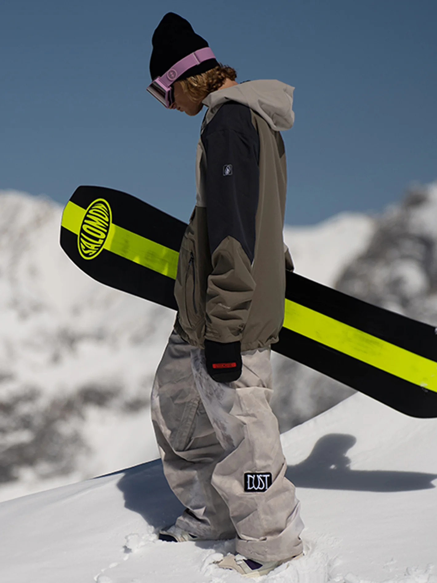 Brighton Pullover Jacket - Dark Khaki - Image 9