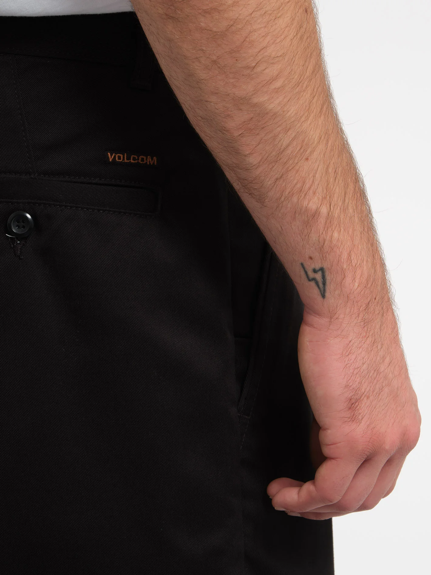 Briqlayer Pleat Chino Trousers - BLACK - Image 8