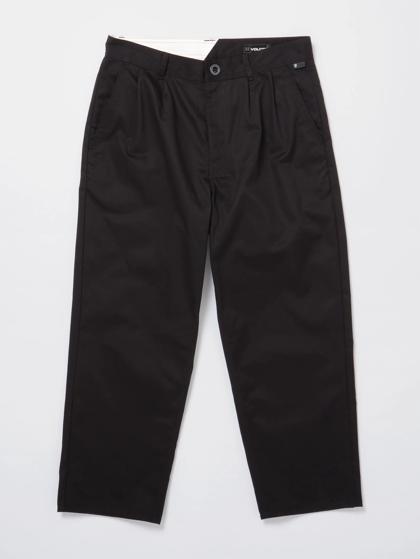 Briqlayer Pleat Chino Trousers - BLACK - Image 9