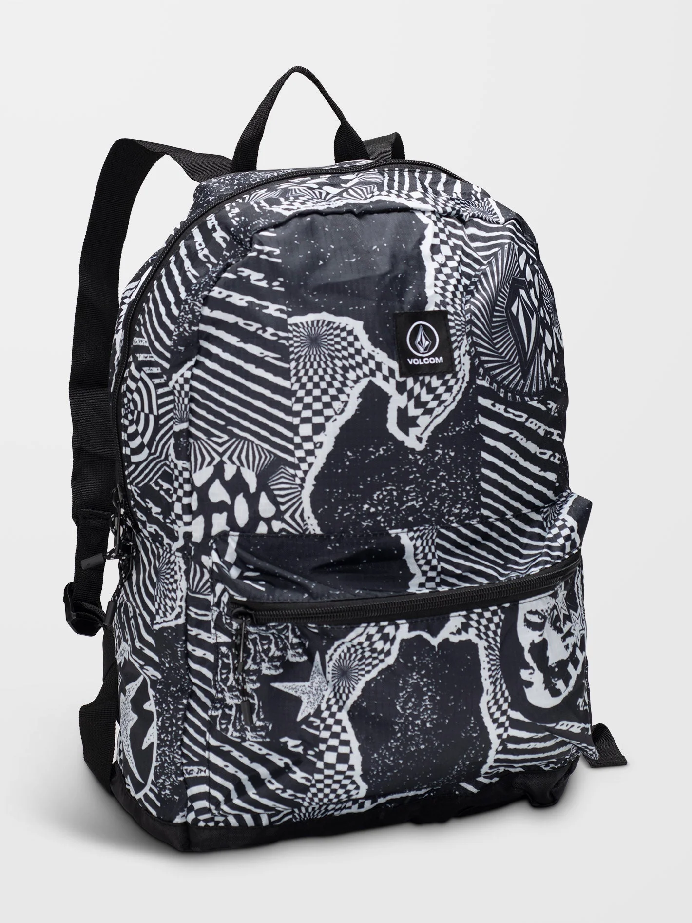 Bt Packable Backpack - Black/White - Image 3
