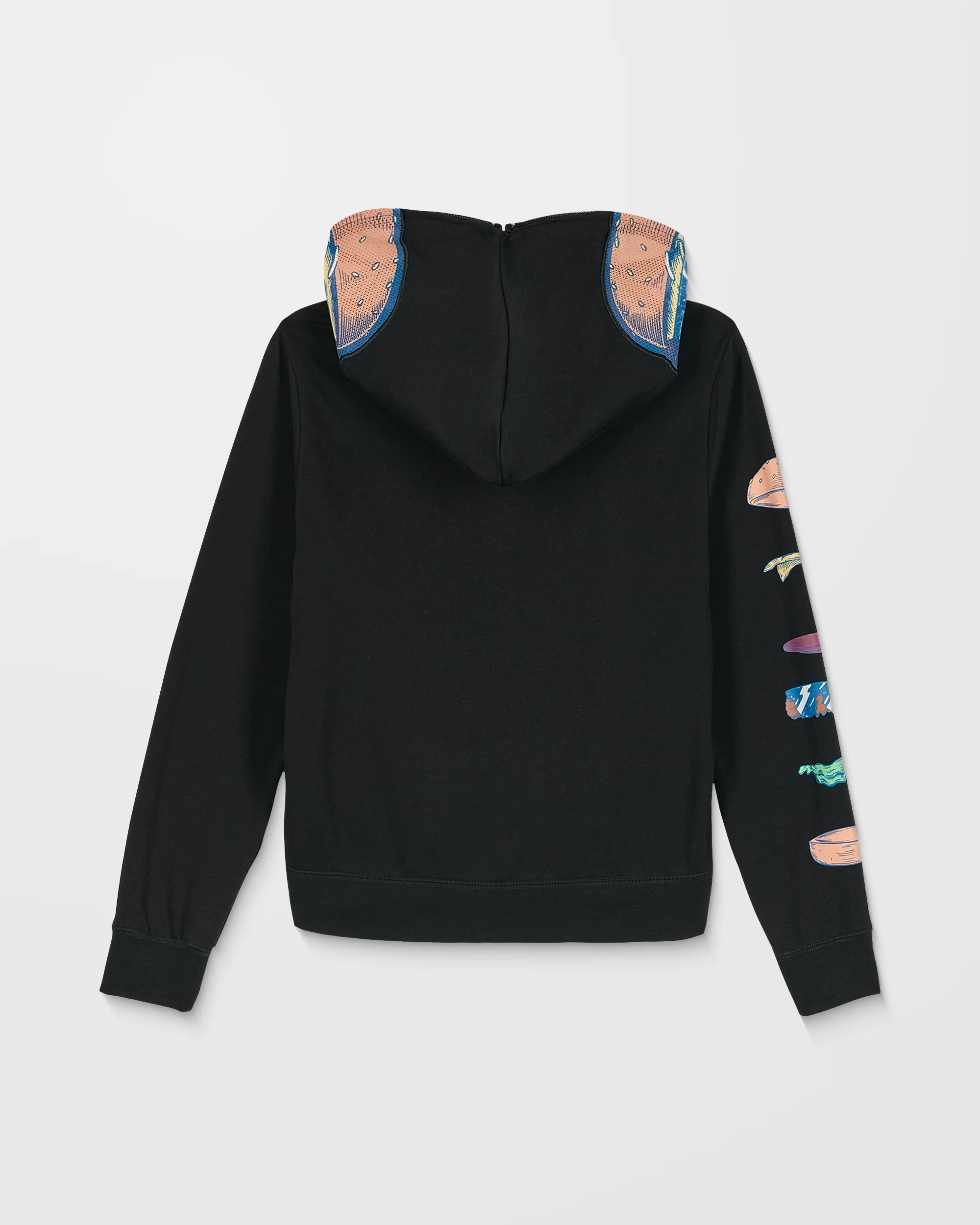 Burgstone Full Zip Up Hoodie - Black - (KIDS) - Image 2