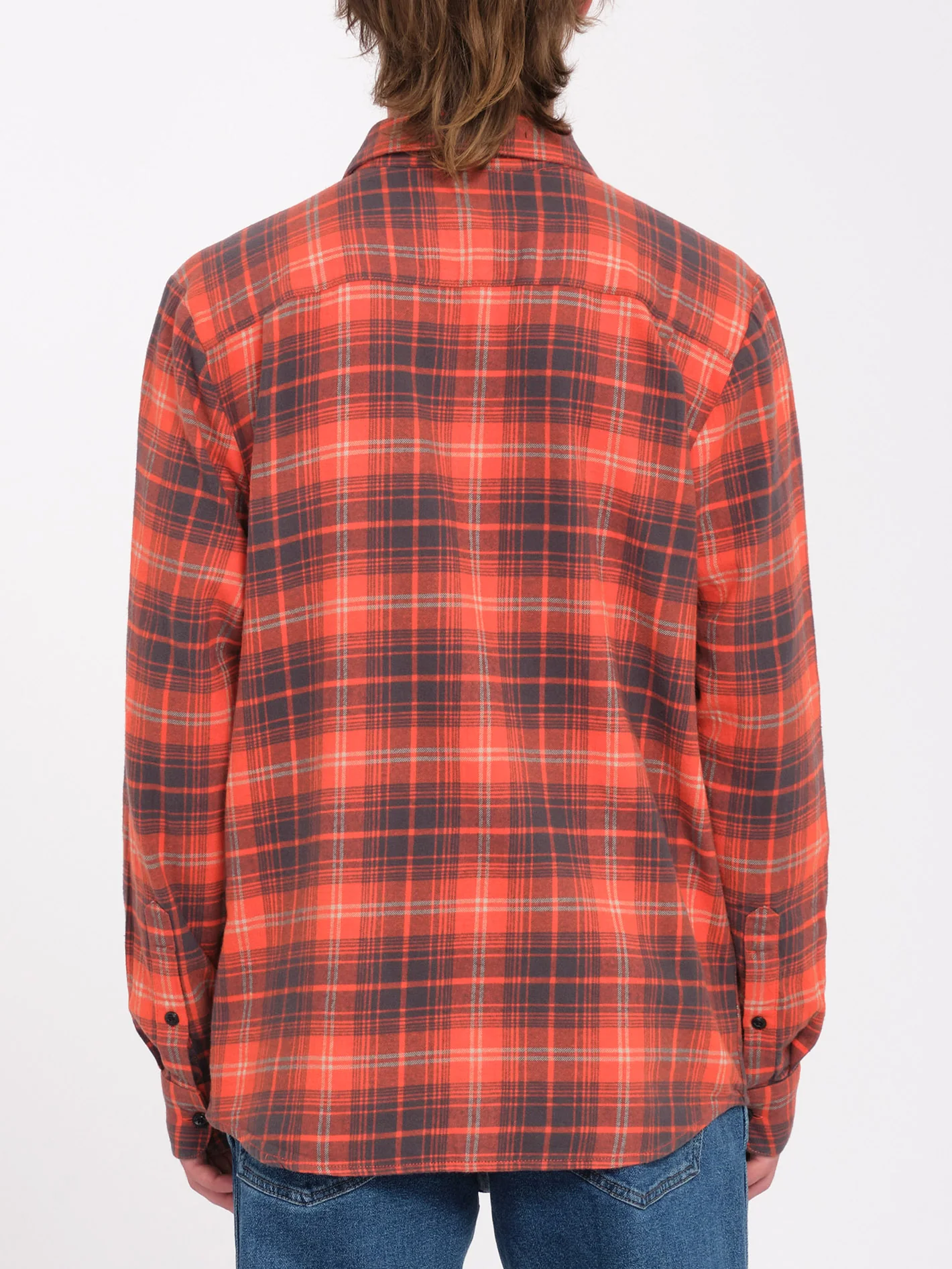Caden Plaid Shirt - Bright Red - Image 2