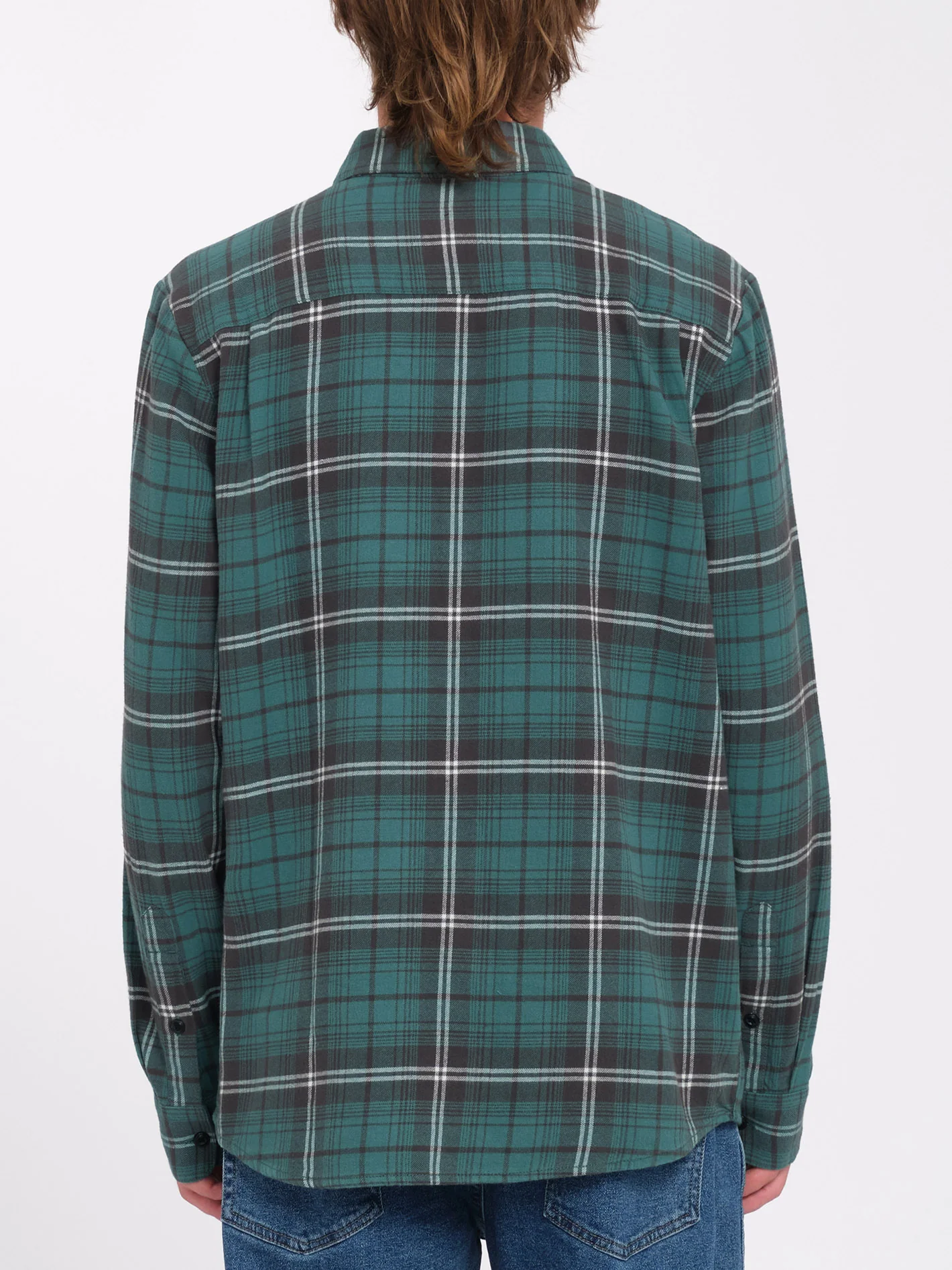 Caden Plaid Shirt - Sea Green - Image 2