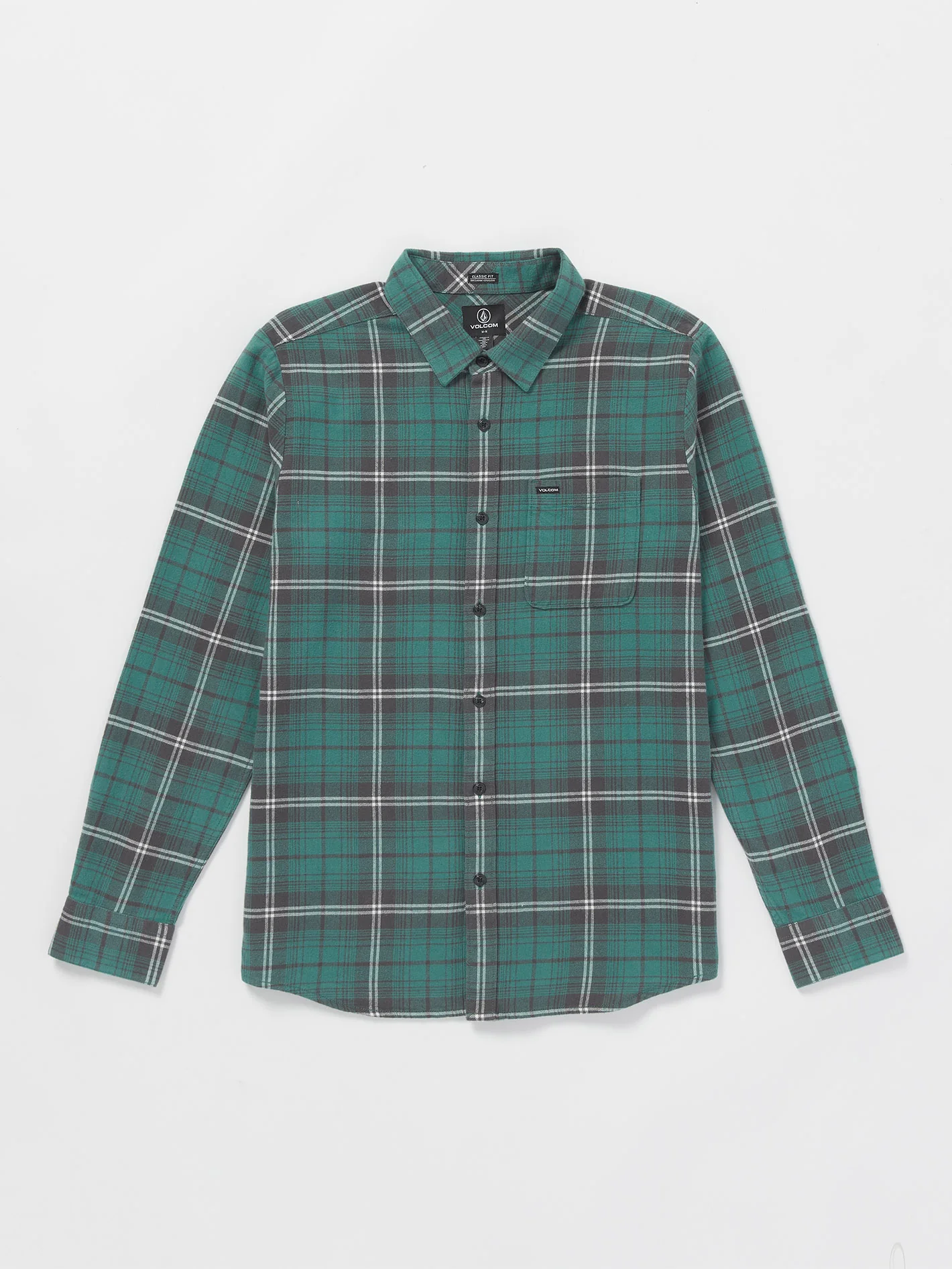 Caden Plaid Shirt - Sea Green - Image 3