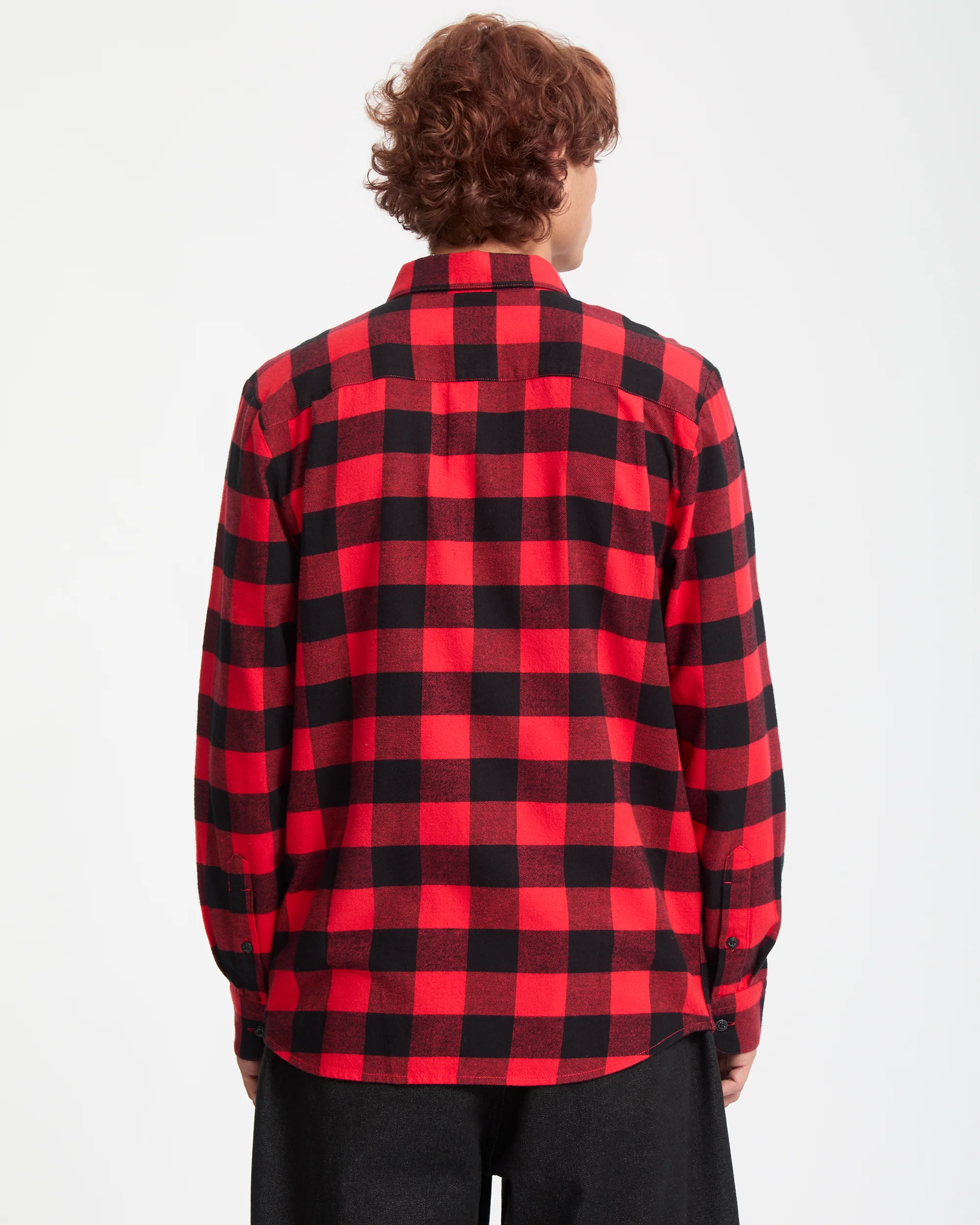 Caden Plaid Shirt - Lifeguard Red - Image 2