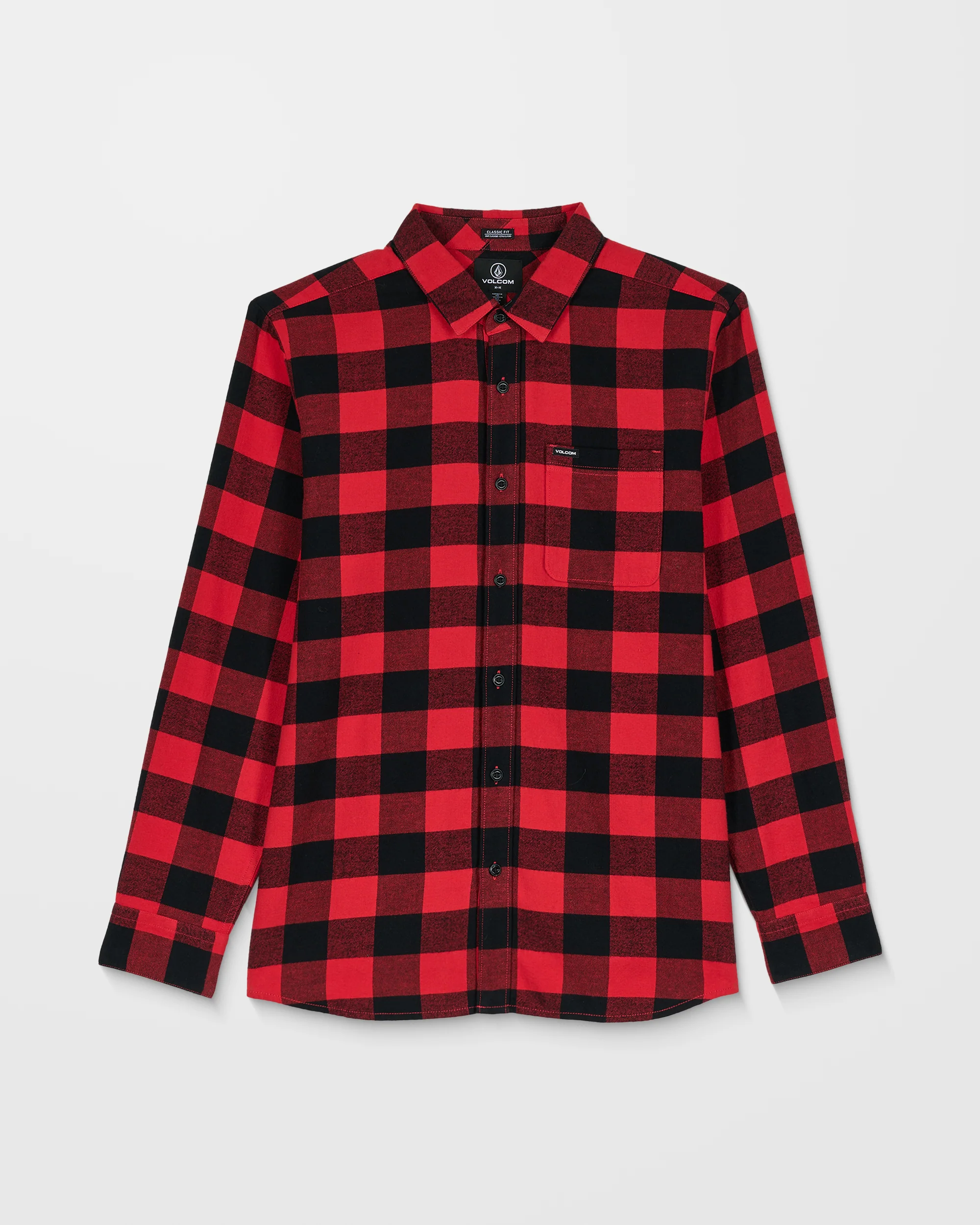 Caden Plaid Shirt - Lifeguard Red - Image 8