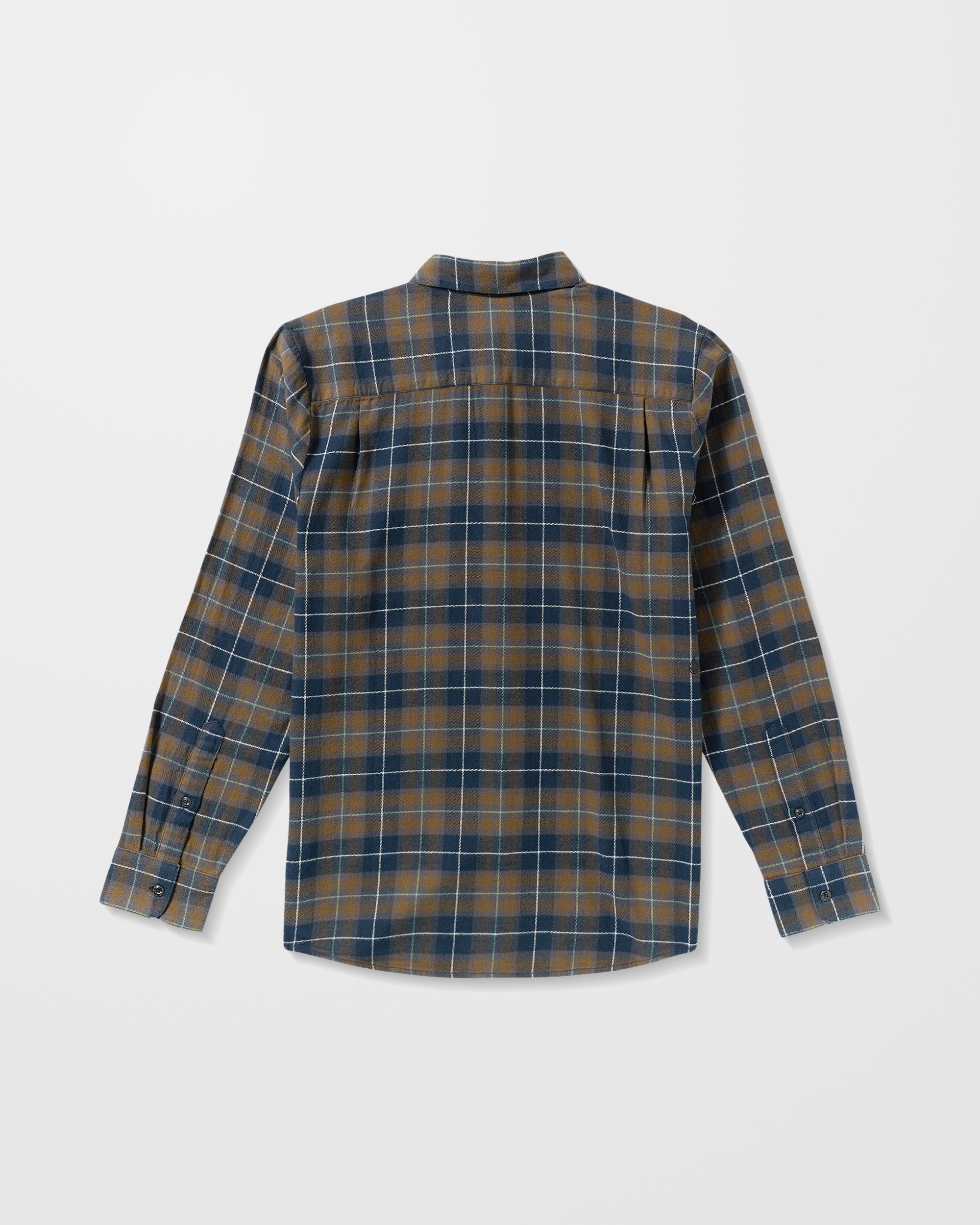 Caden Plaid Shirt - Navy - Image 7