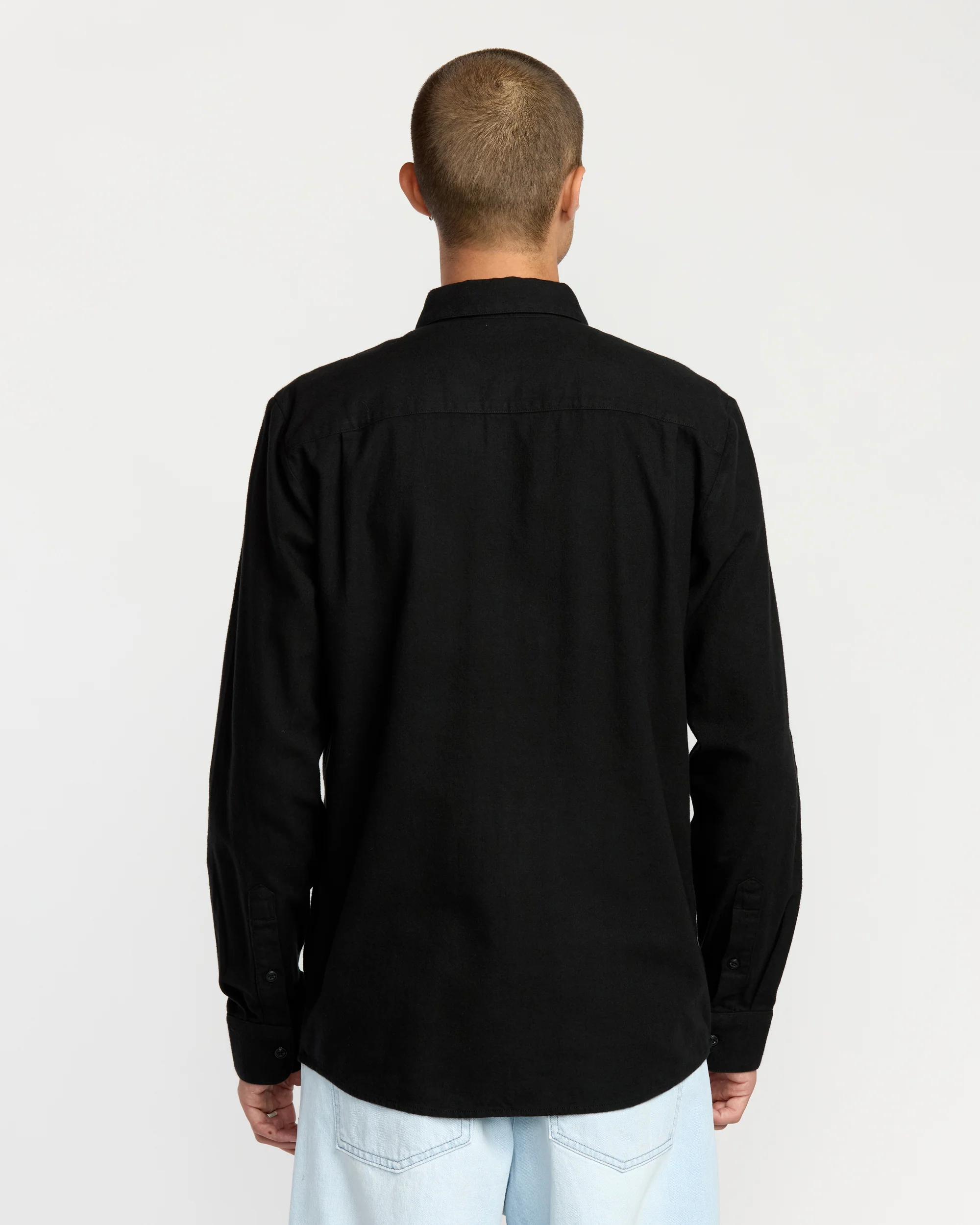 Caden Solid Shirt - Antique Black - Image 2