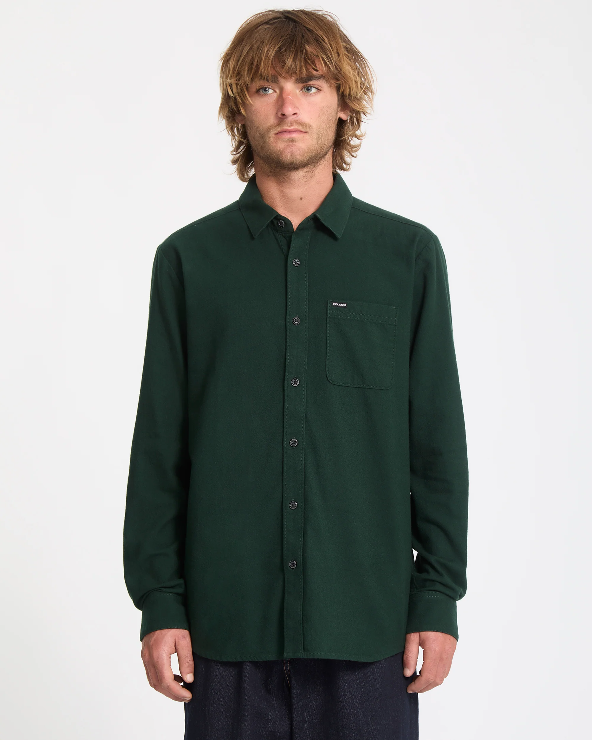 Caden Solid Shirt - Scarab